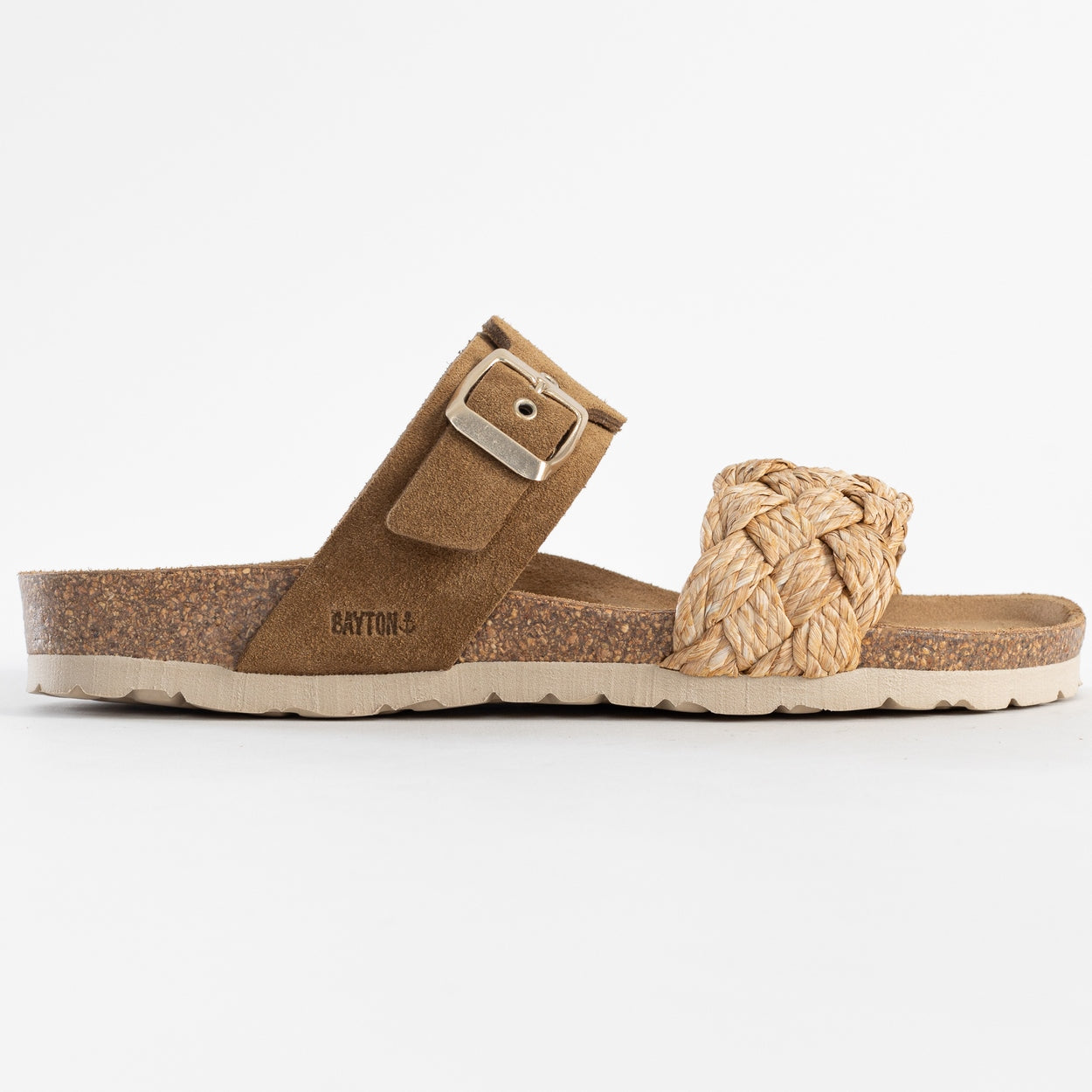 Sandalias Carina 2 Tiras Camel