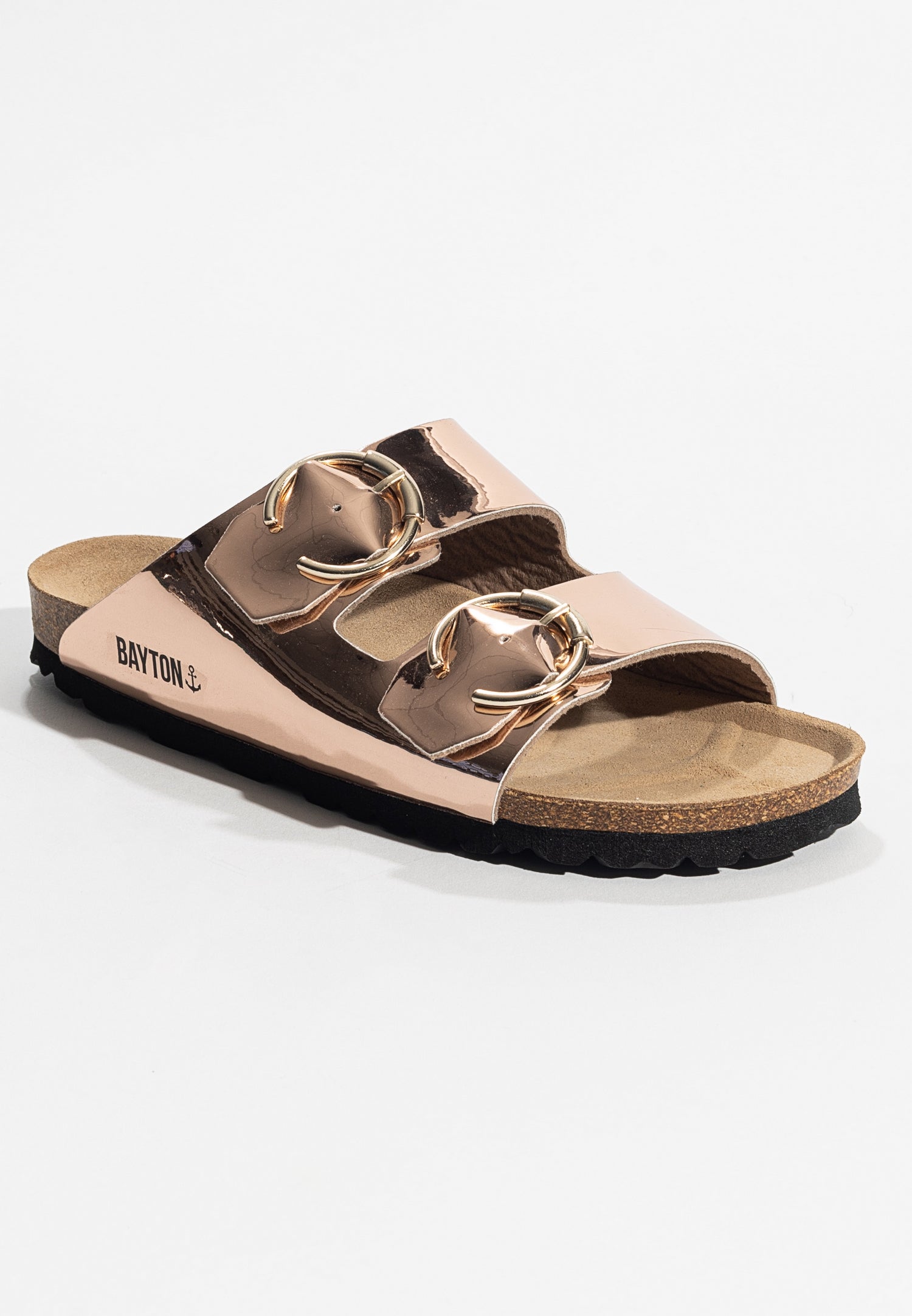 Sandales 2 Brides Atlas Rose gold