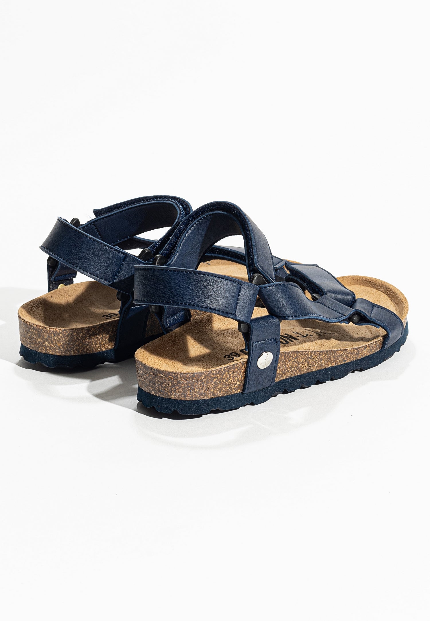 Rigoni Navy Blue Multi-Strap Sandals