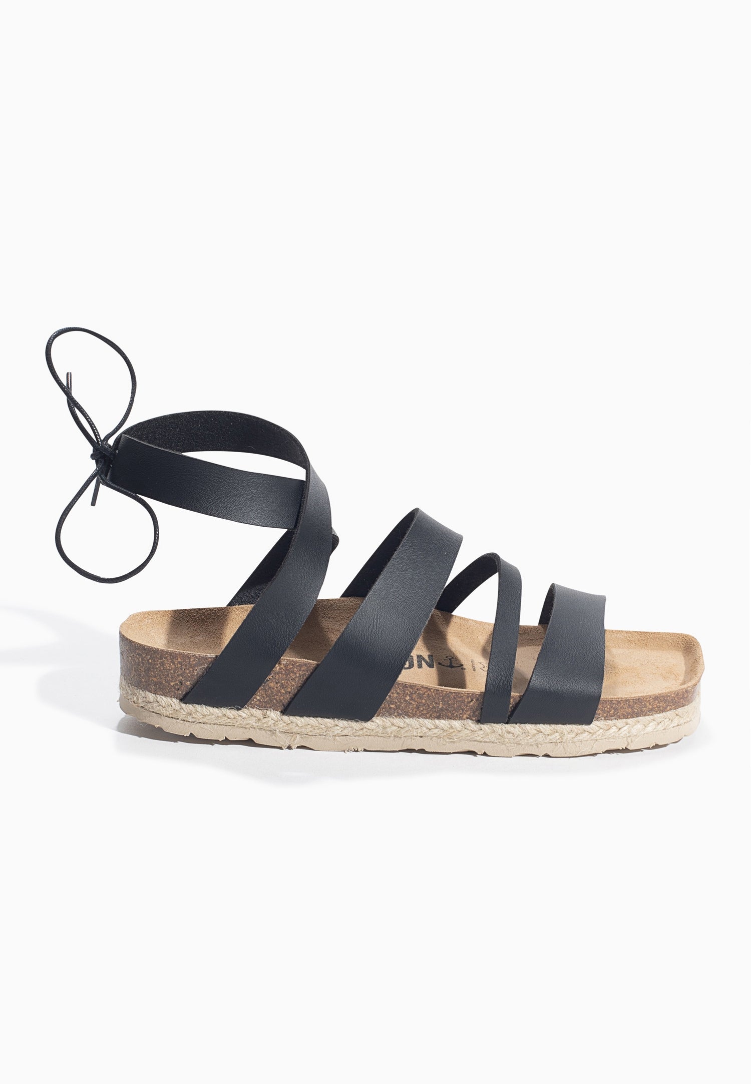 Braltar Black Multi-Strap Sandals