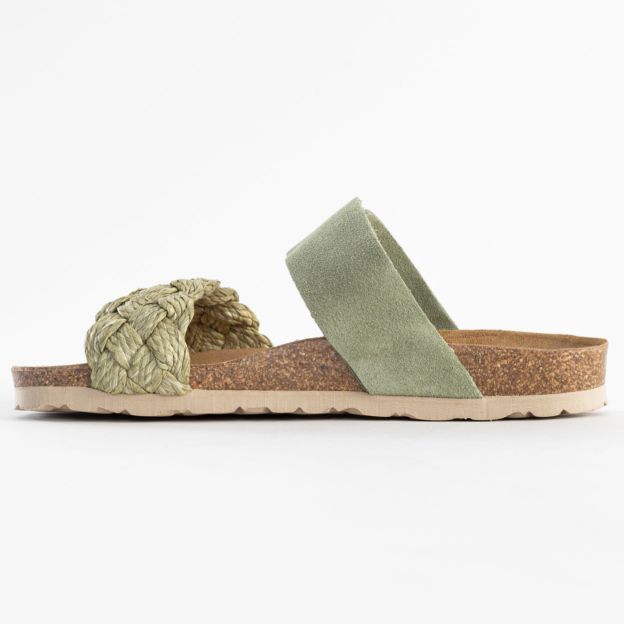 Carina Green 2 Strap Sandals