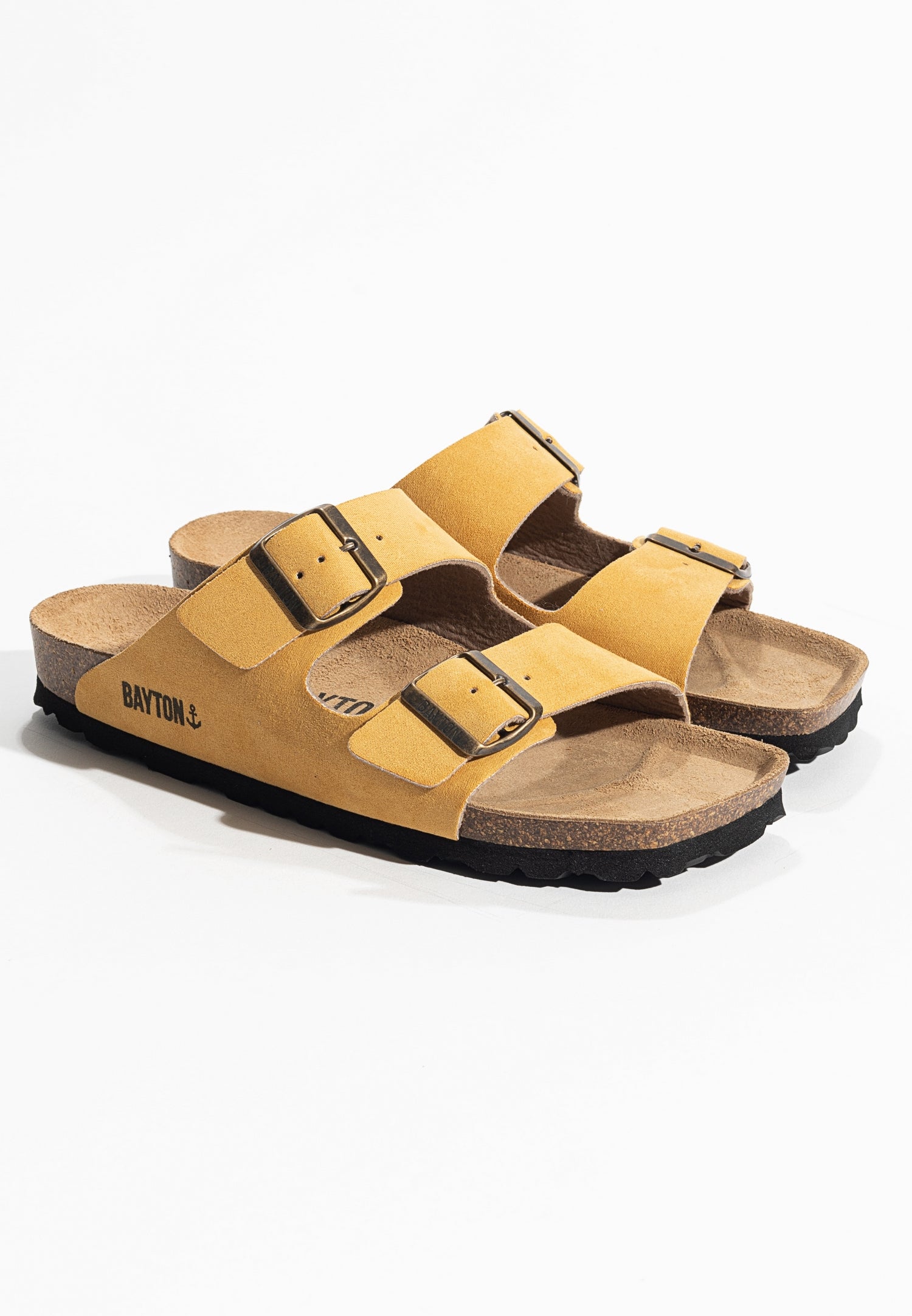 Atlas Yellow 2 Strap Sandals