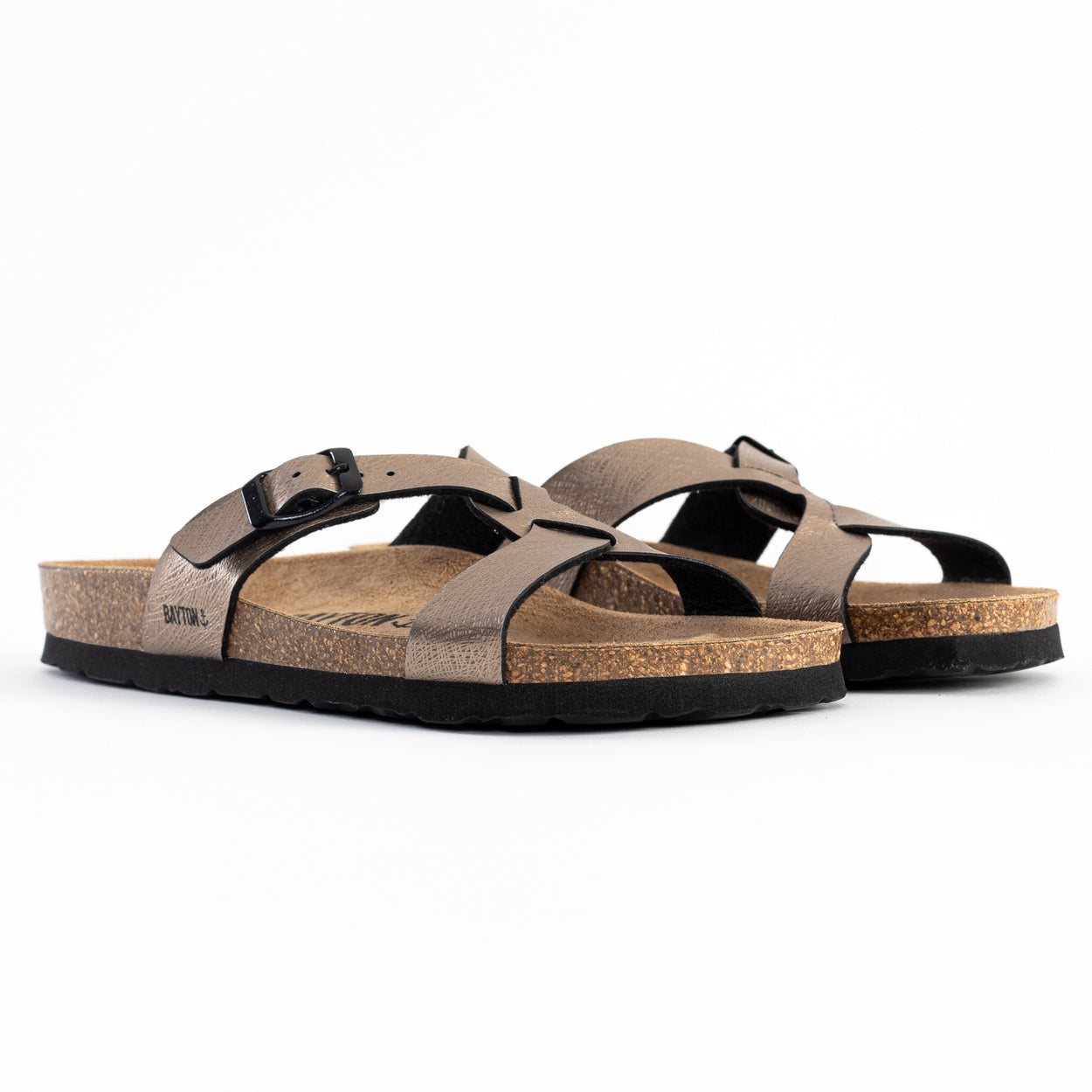 Sebastian Mocha 2 Straps Sandals