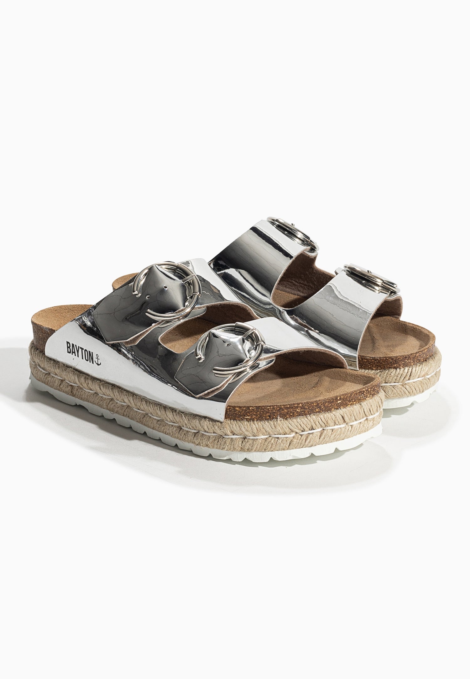 Alcee Silver Platform Sandals