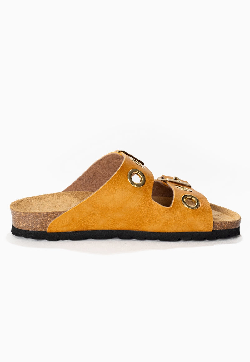 Janny Camel 2 Strap Sandals