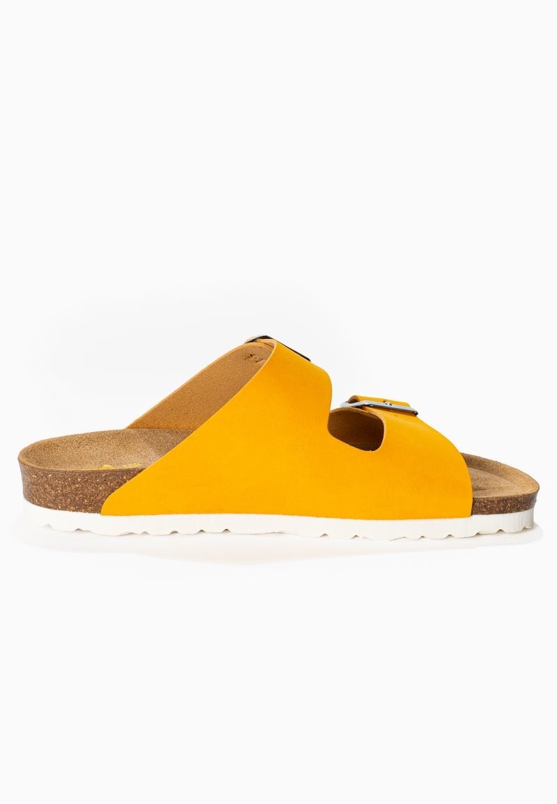 Atlas Yellow 2 Strap Sandals