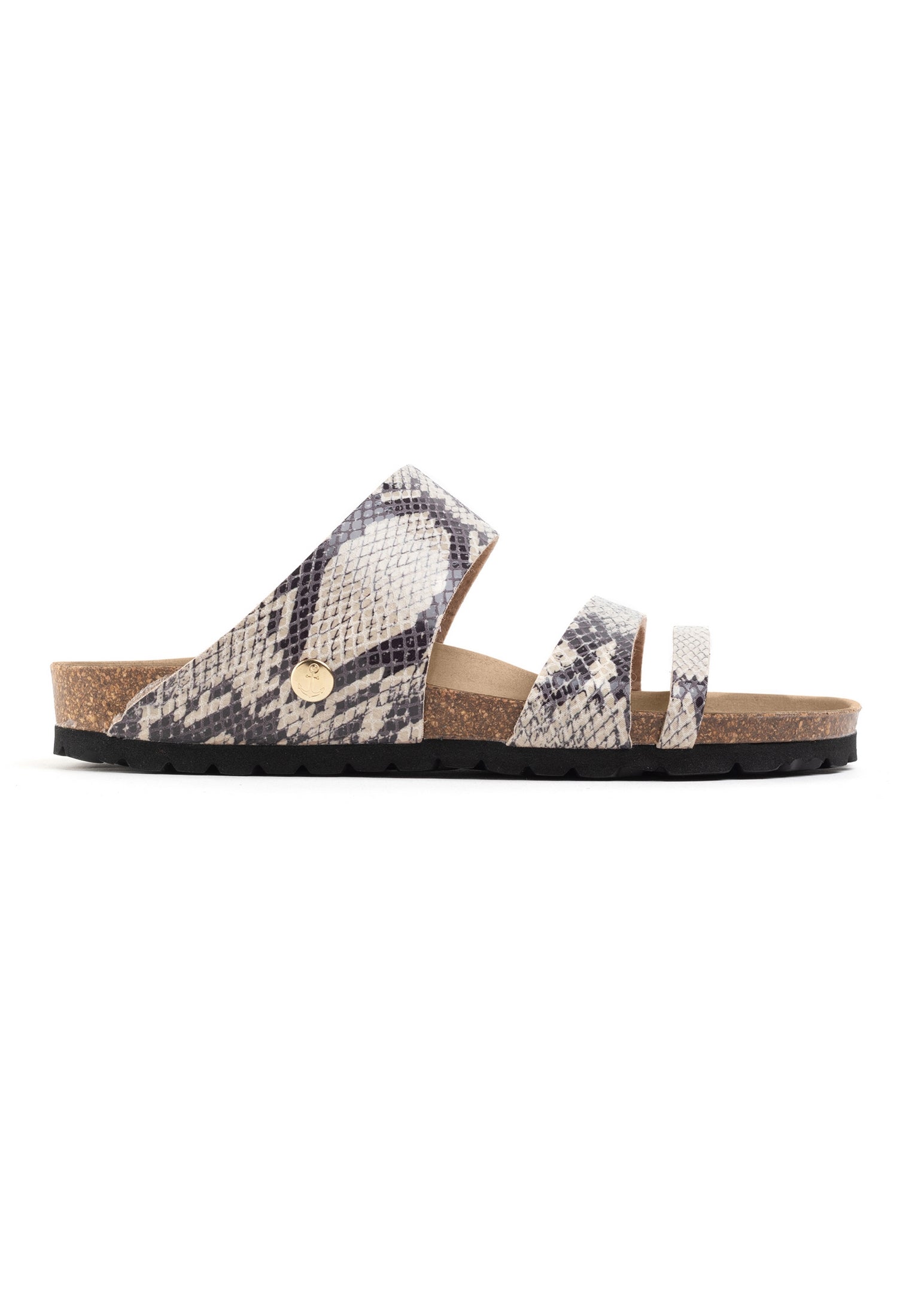 Guyana Off-White Multi-Strap Sandals