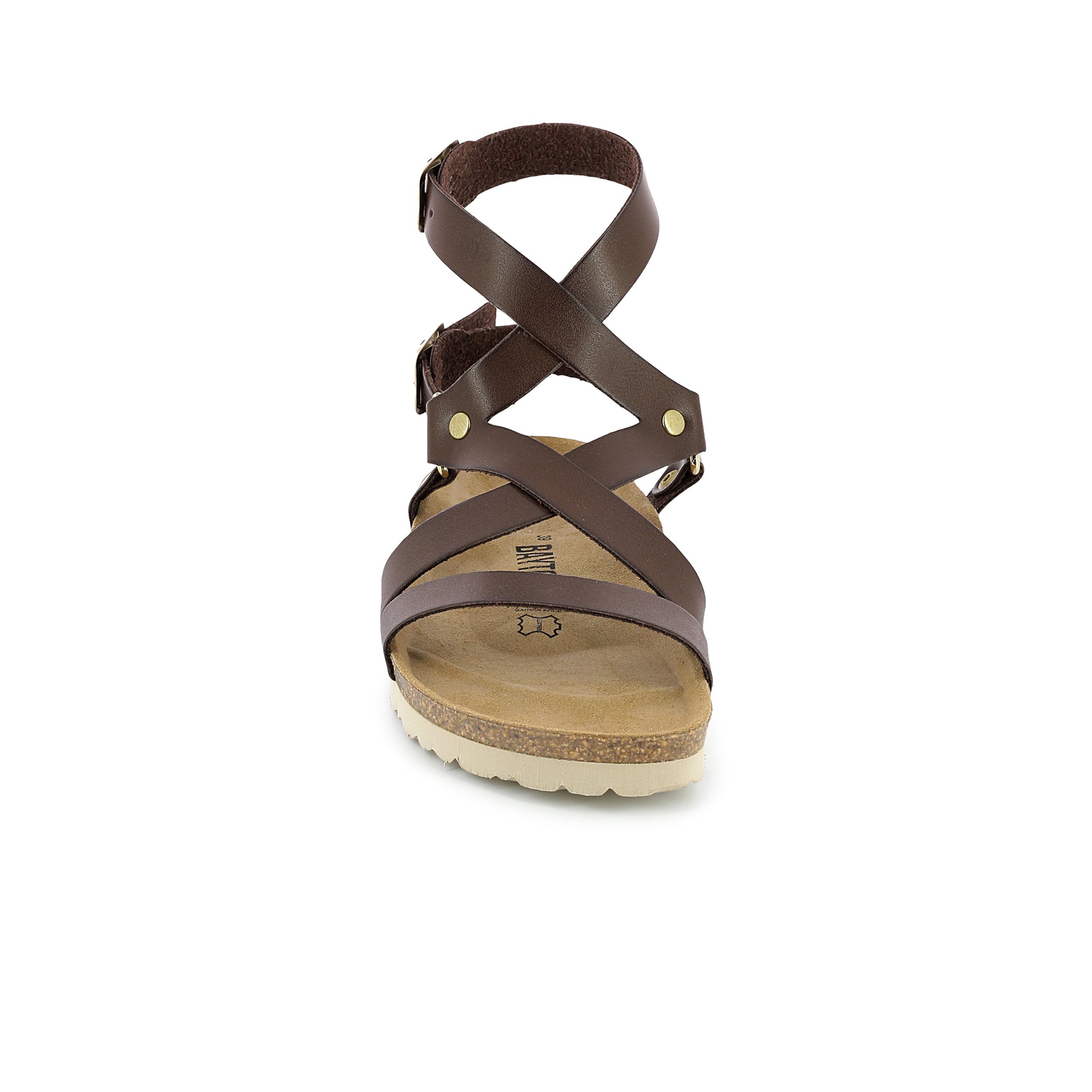 Armidale Brown Multi-Strap Sandals