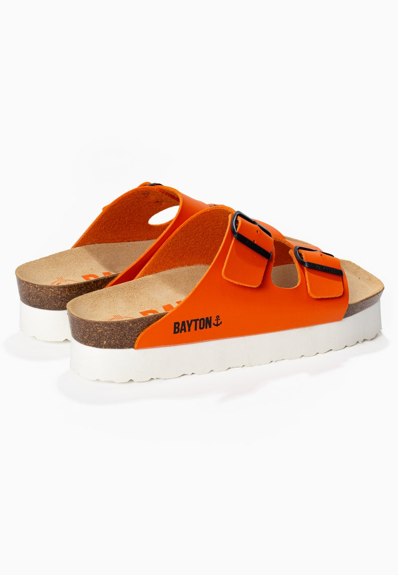 Japet Orange Platform Sandals