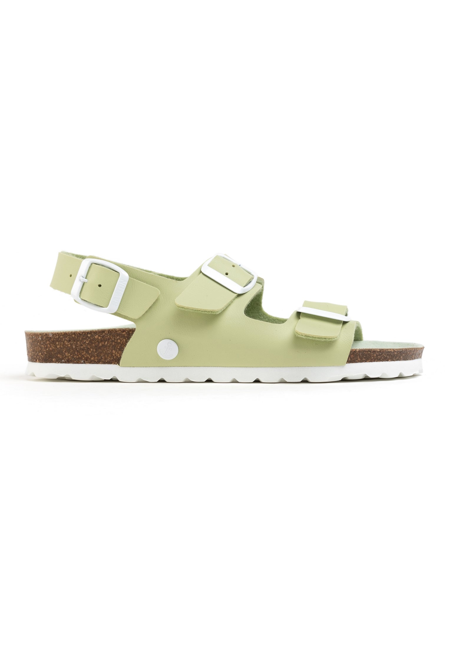 Achille Pistachio Multi-Strap Sandals