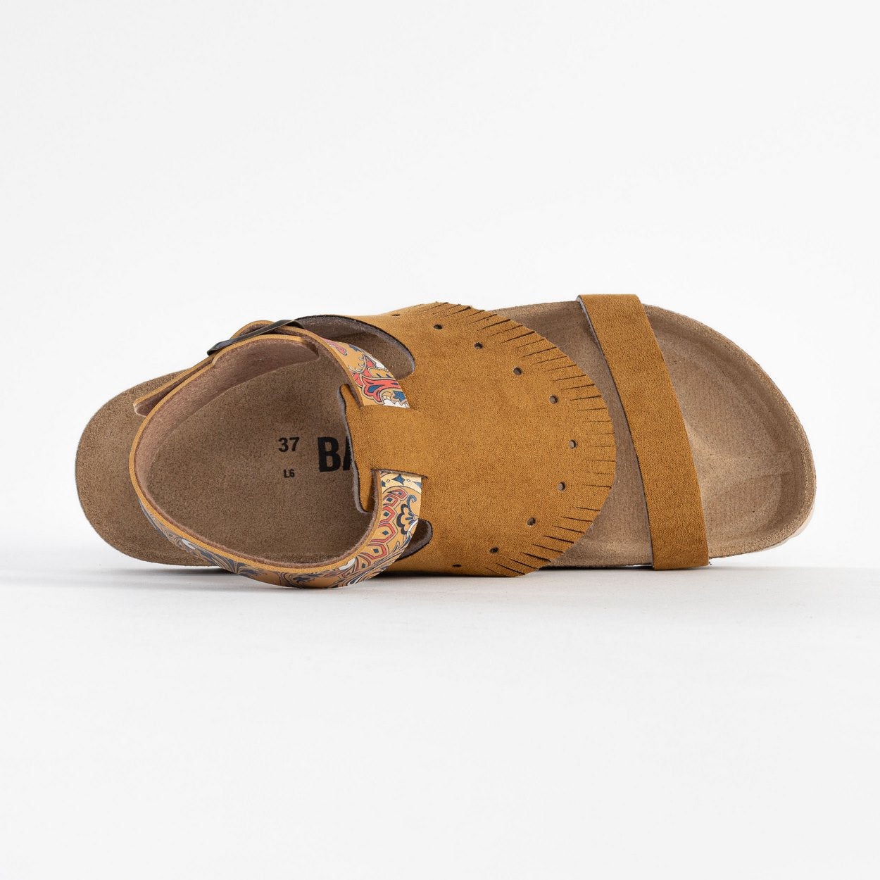 Morella Tan and Python Multi-Strap Sandals