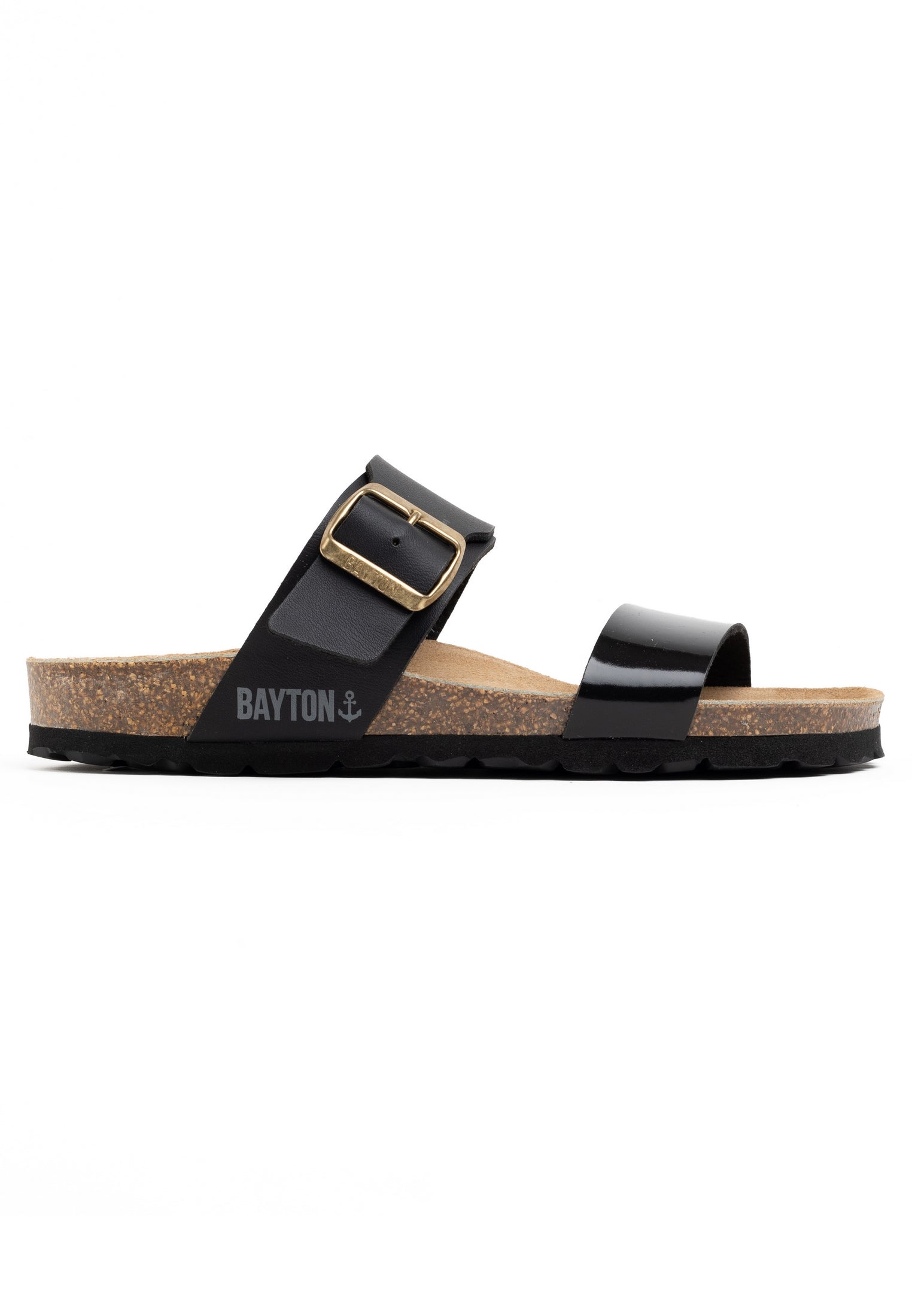 Black Valence 2 Strap Sandals