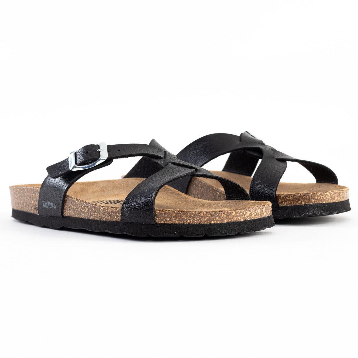 Sandalias Sebastian 2 Tiras Negro