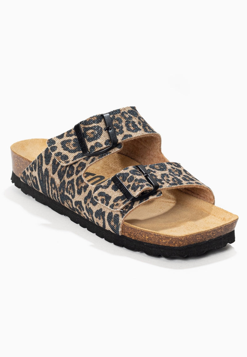 Atlas Leopard 2 Strap Sandals