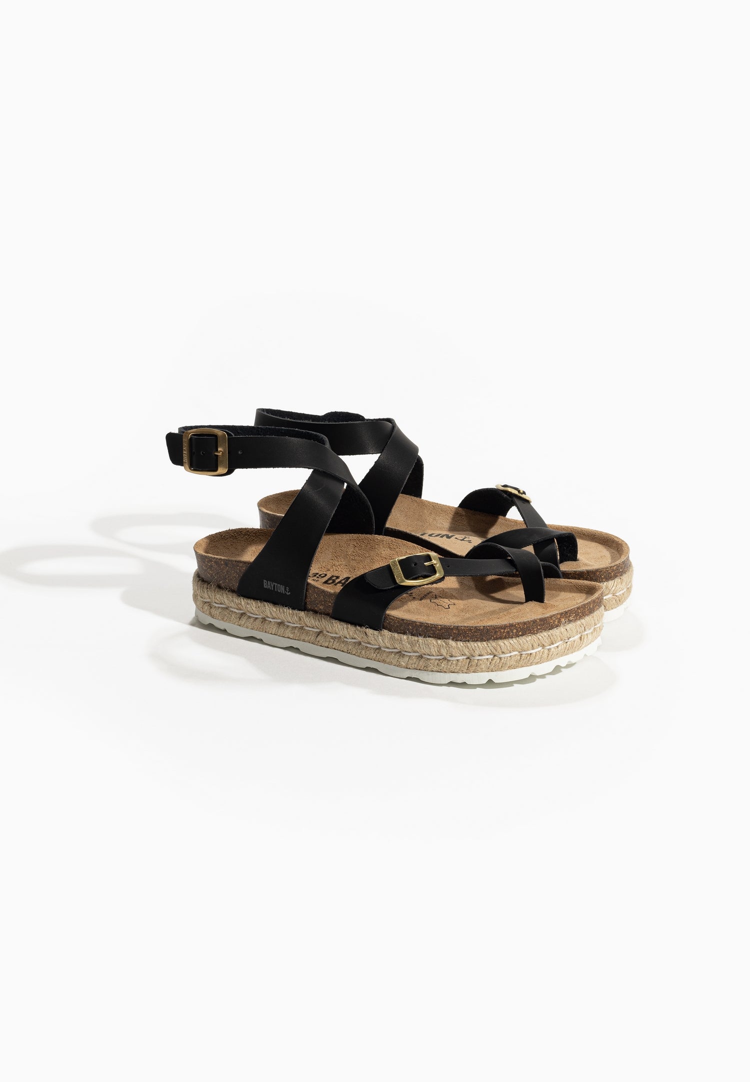 Den Black Platform Sandals