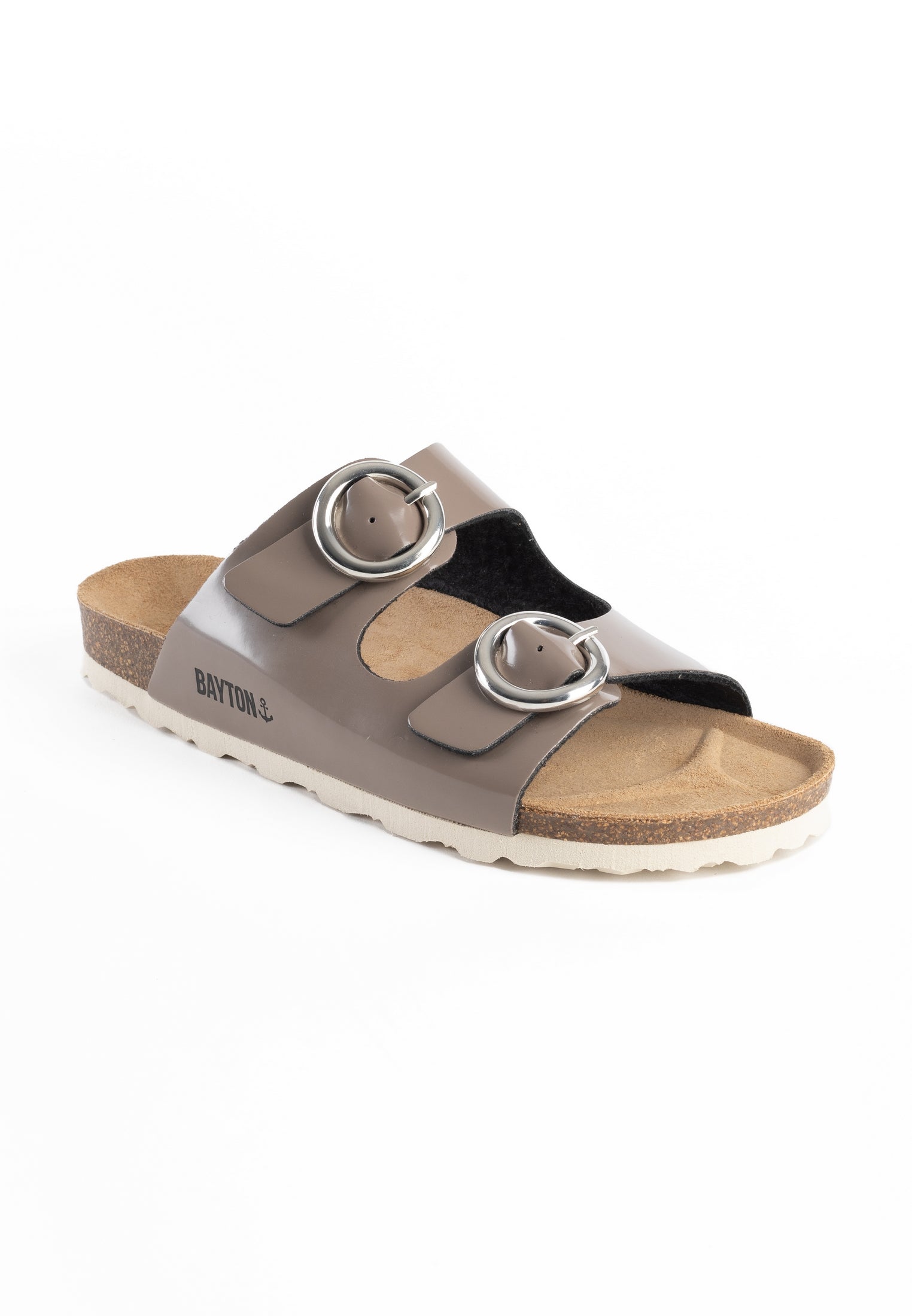 Alicante Gray 2 Strap Sandals