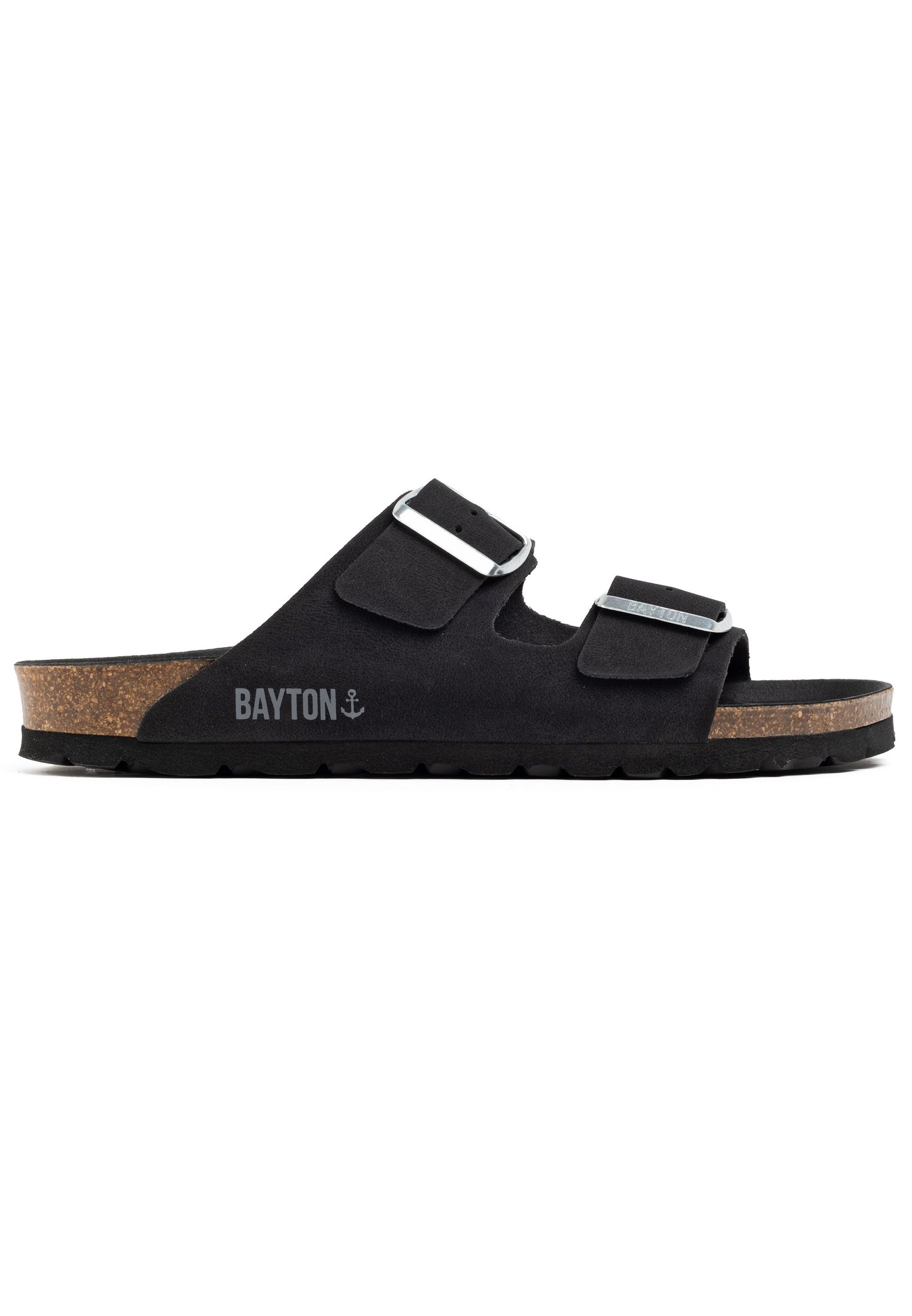 Atlas Black 2 Strap Sandals