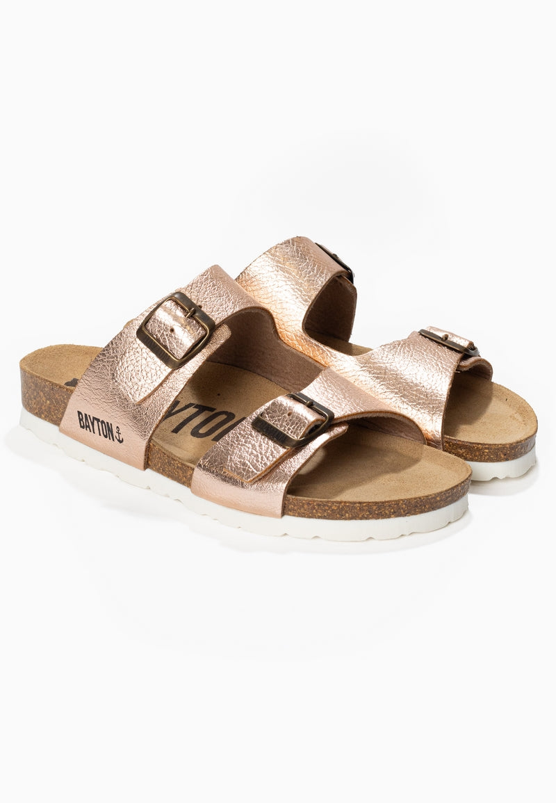 Sandalias Ilithyie en oro rosa