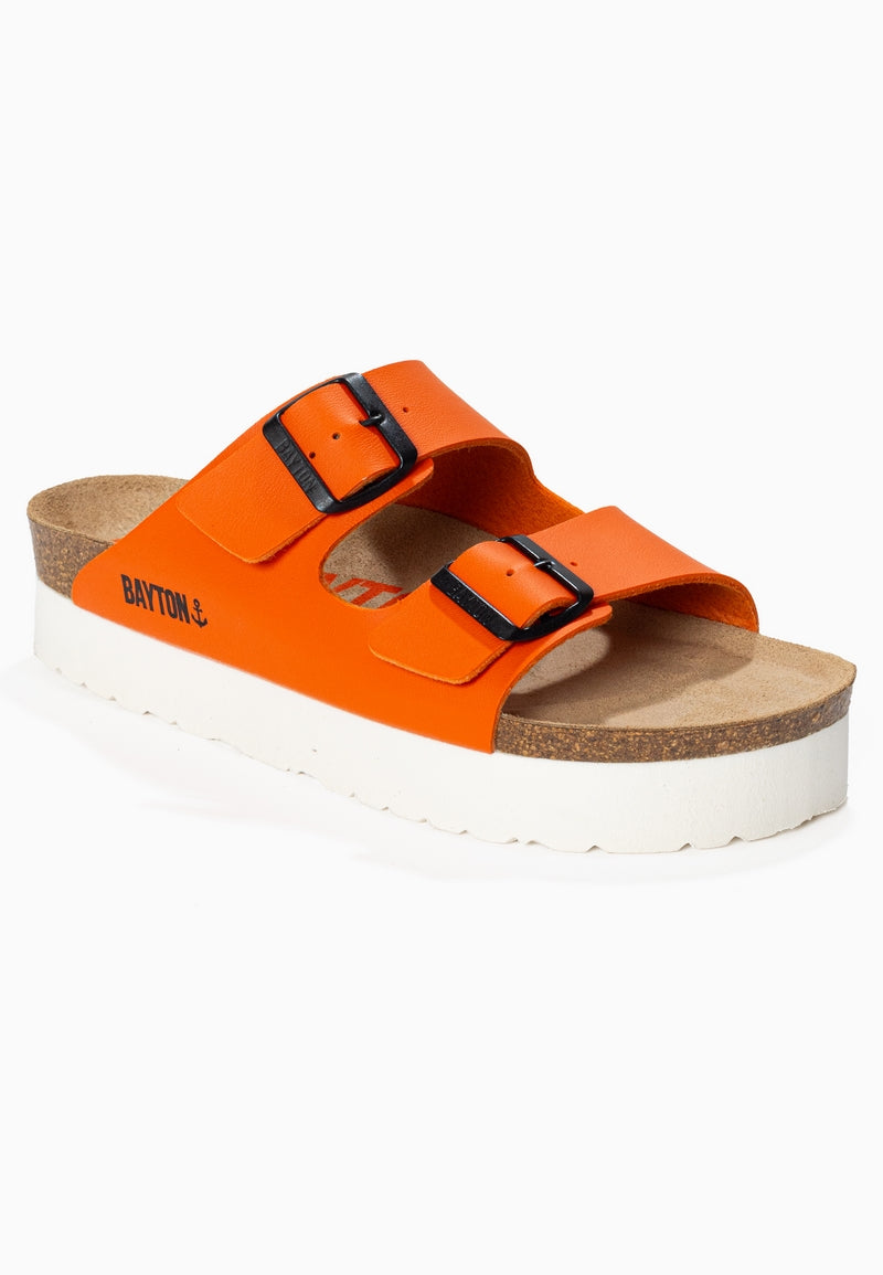 Japet Orange Platform Sandals