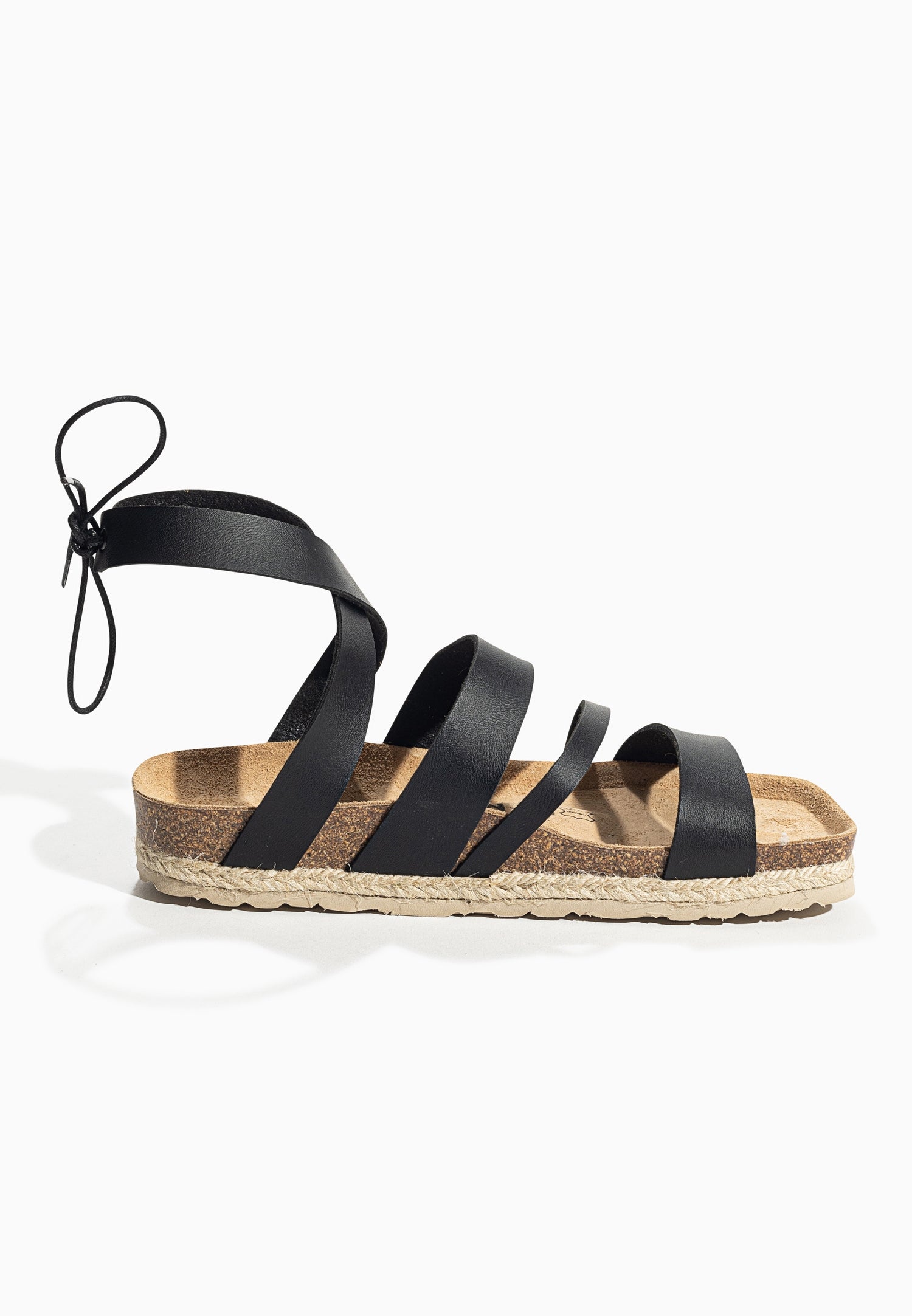 Braltar Black Multi-Strap Sandals