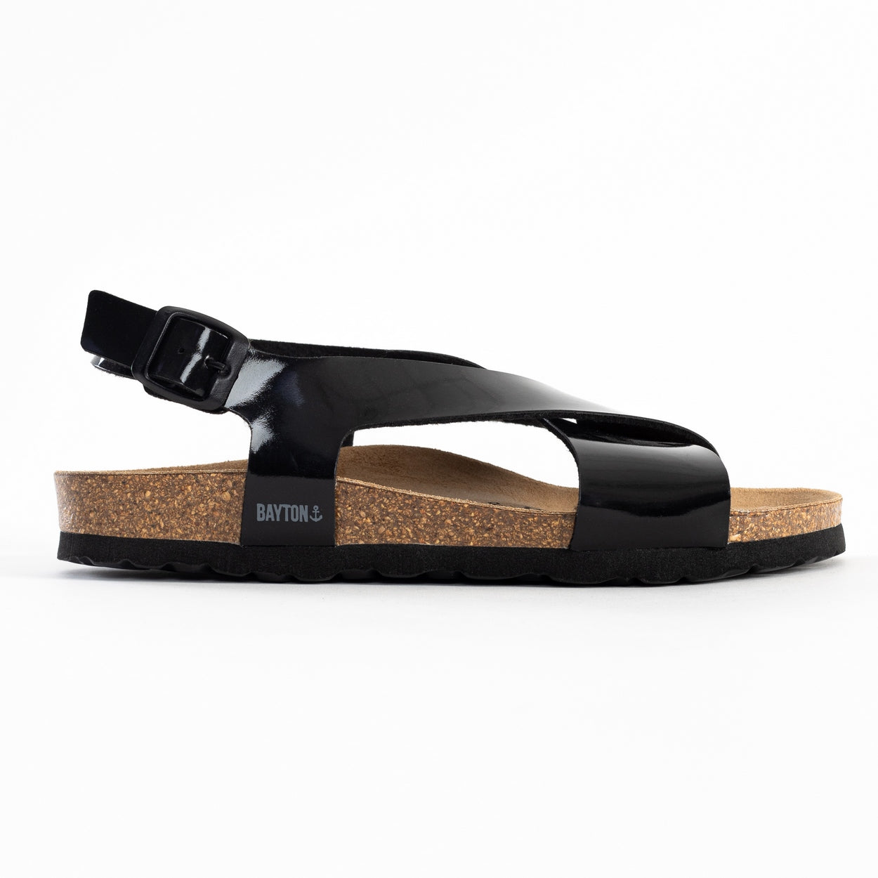 Rioja Black Multi-Strap Sandals