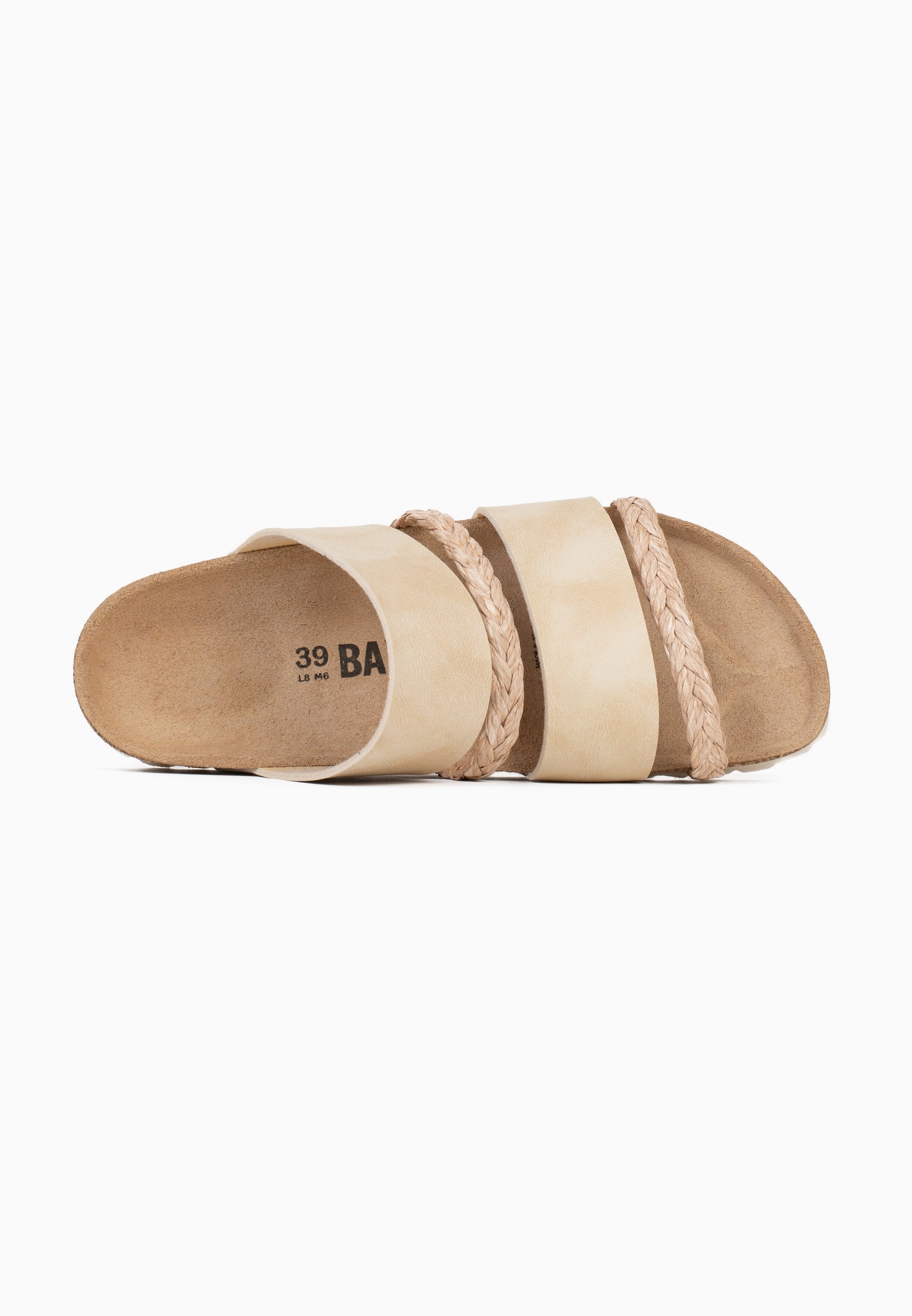 Leiria Beige Multi-Strap Sandals