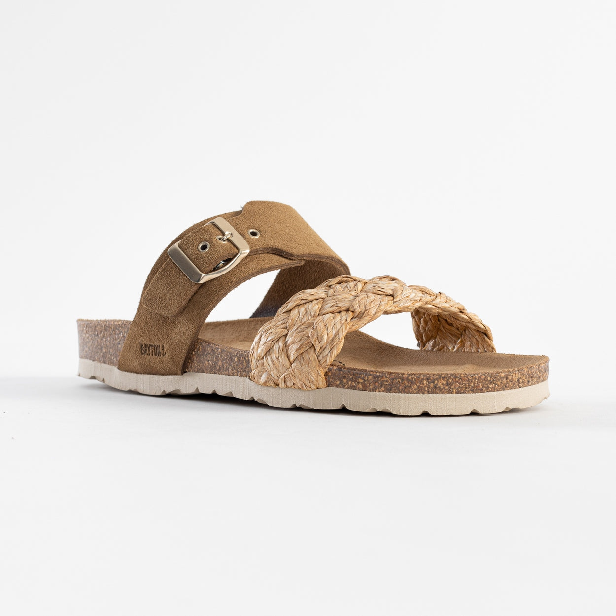 Sandales 2 Brides Carina Camel