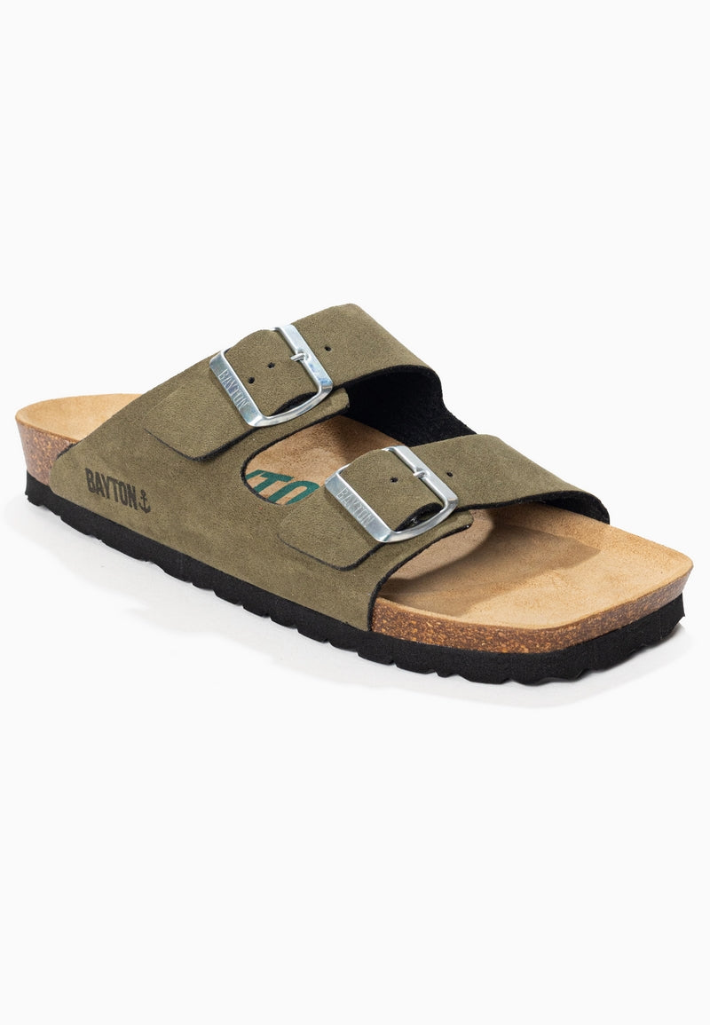 Atlas Khaki 2 Strap Sandals