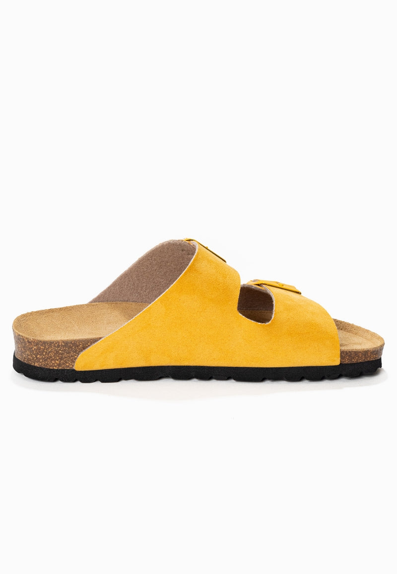 Atlas Yellow 2 Strap Sandals