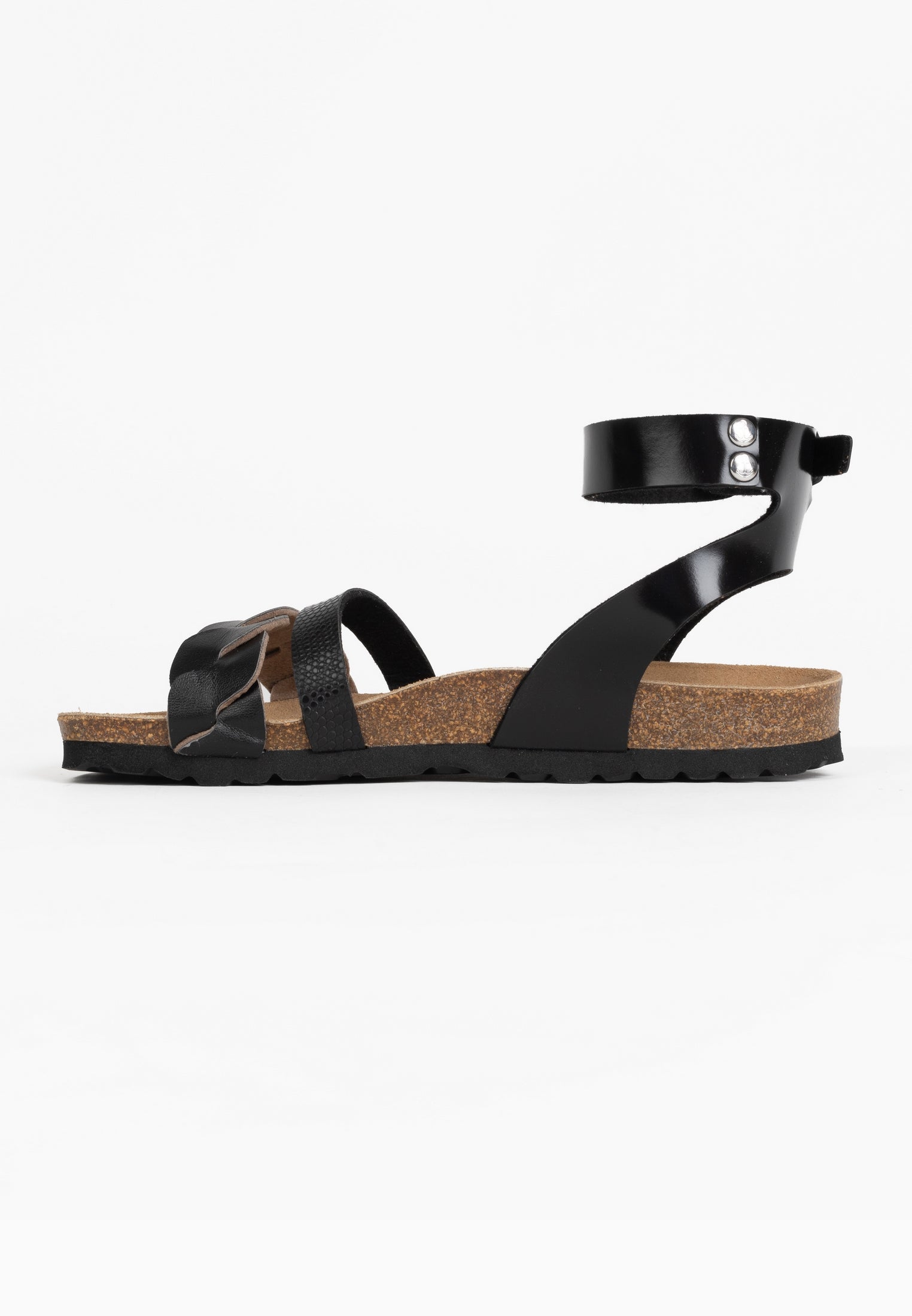 Sandalias Capucine Multitiras Negro