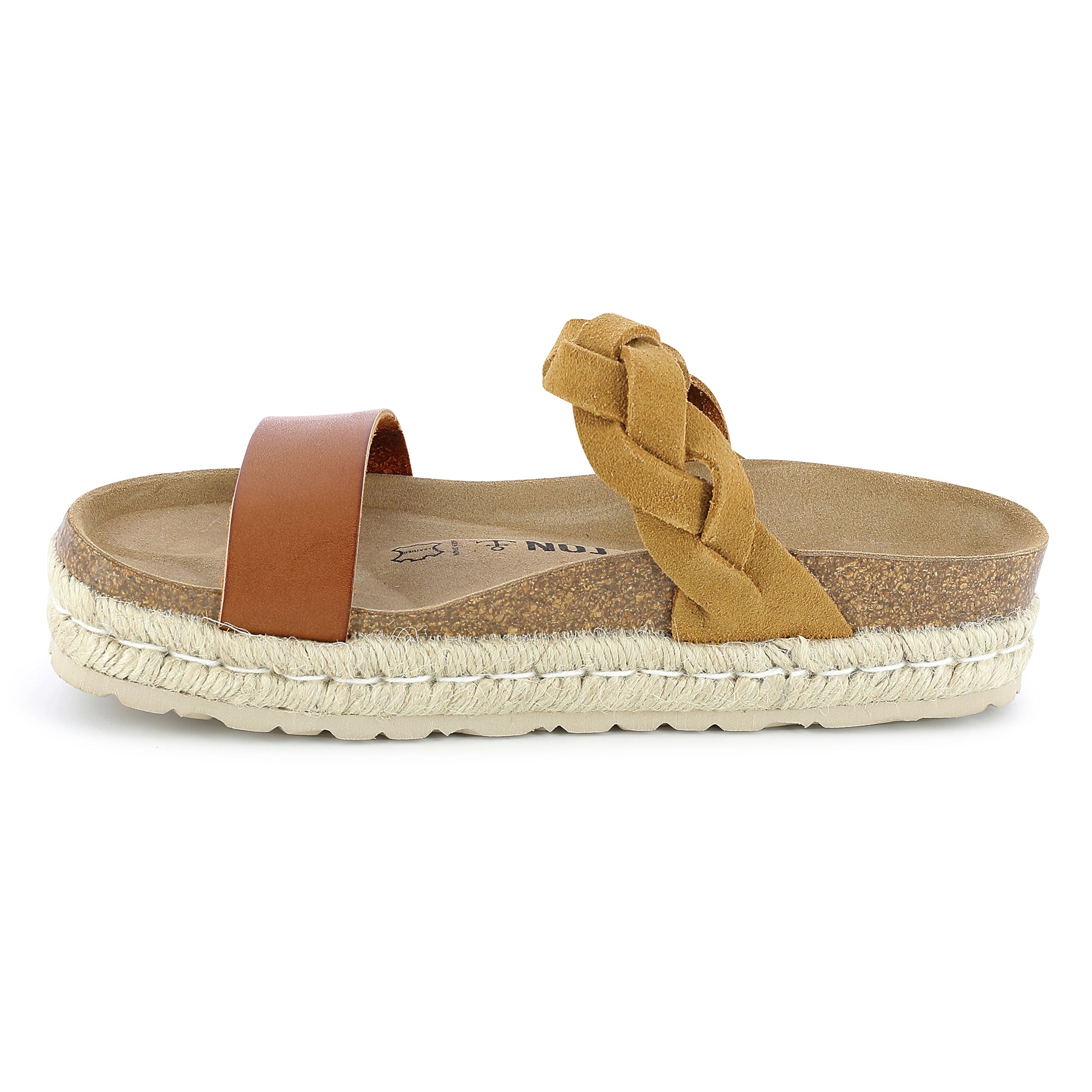 Sandalias Clarence Plataforma Bronceado