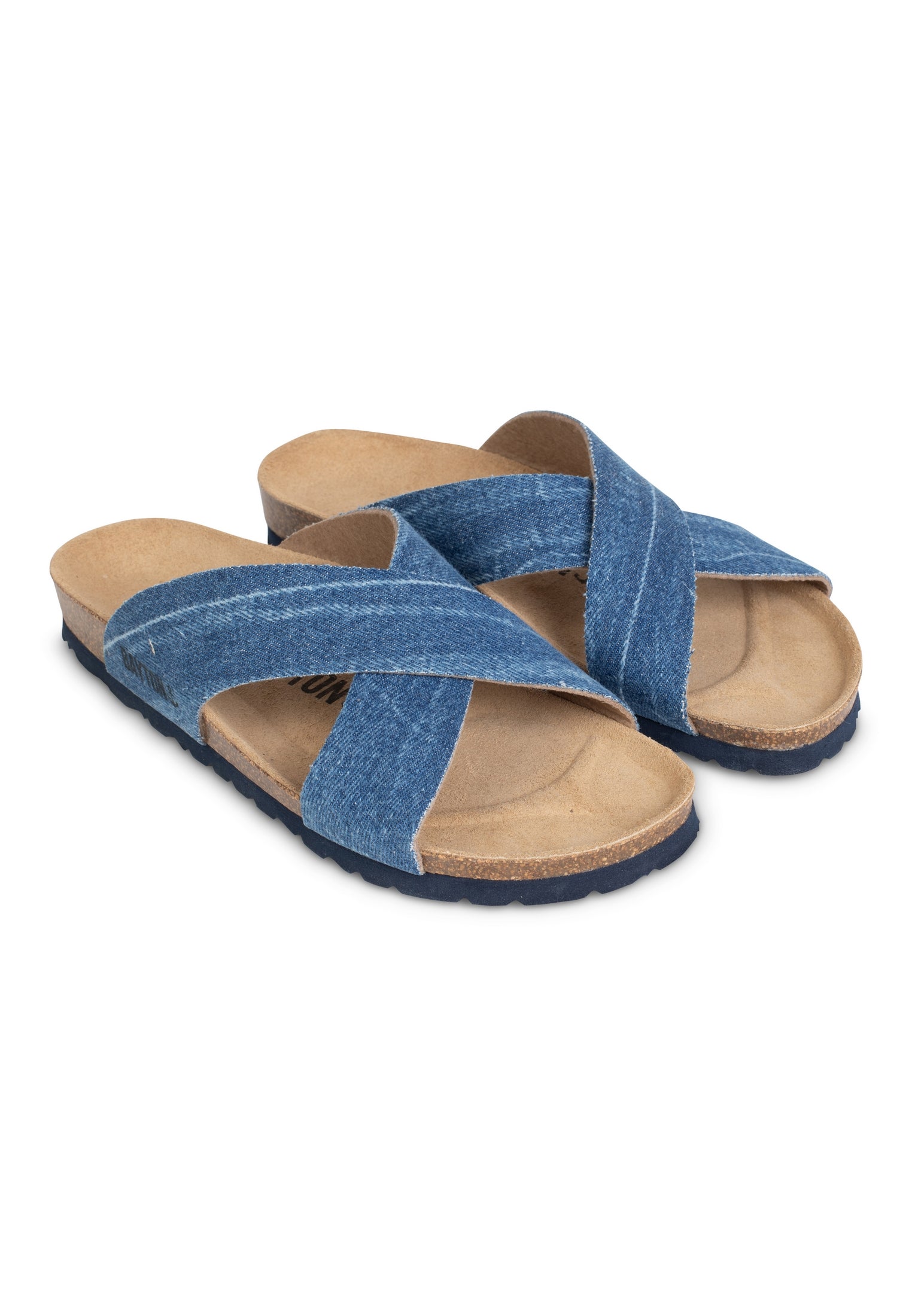 Sandalias Gomera 2 Tiras Azul Denim