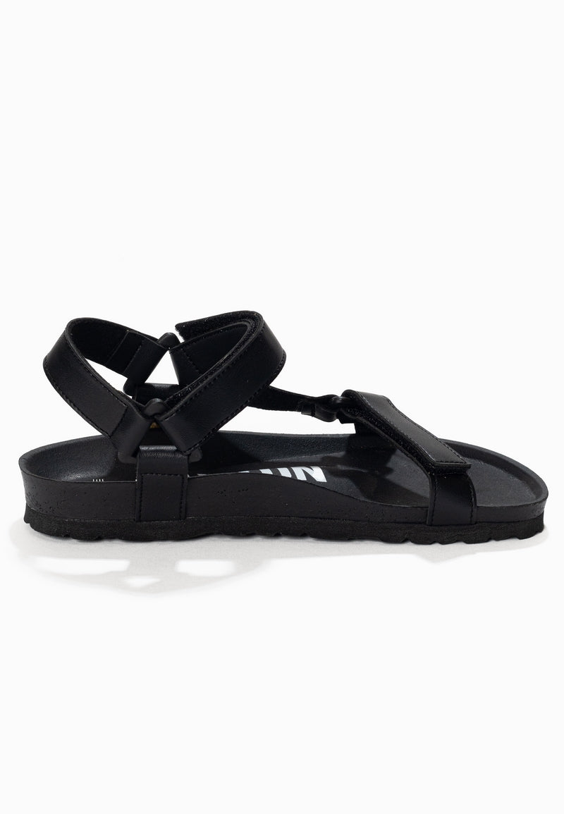 Rigoni Black Multi-Strap Sandals