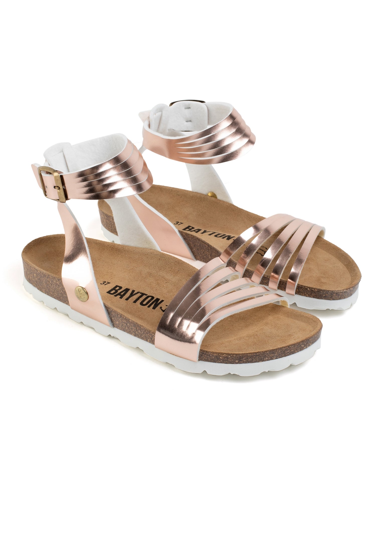 Gipsy Rose Gold Multi-Strap Sandals