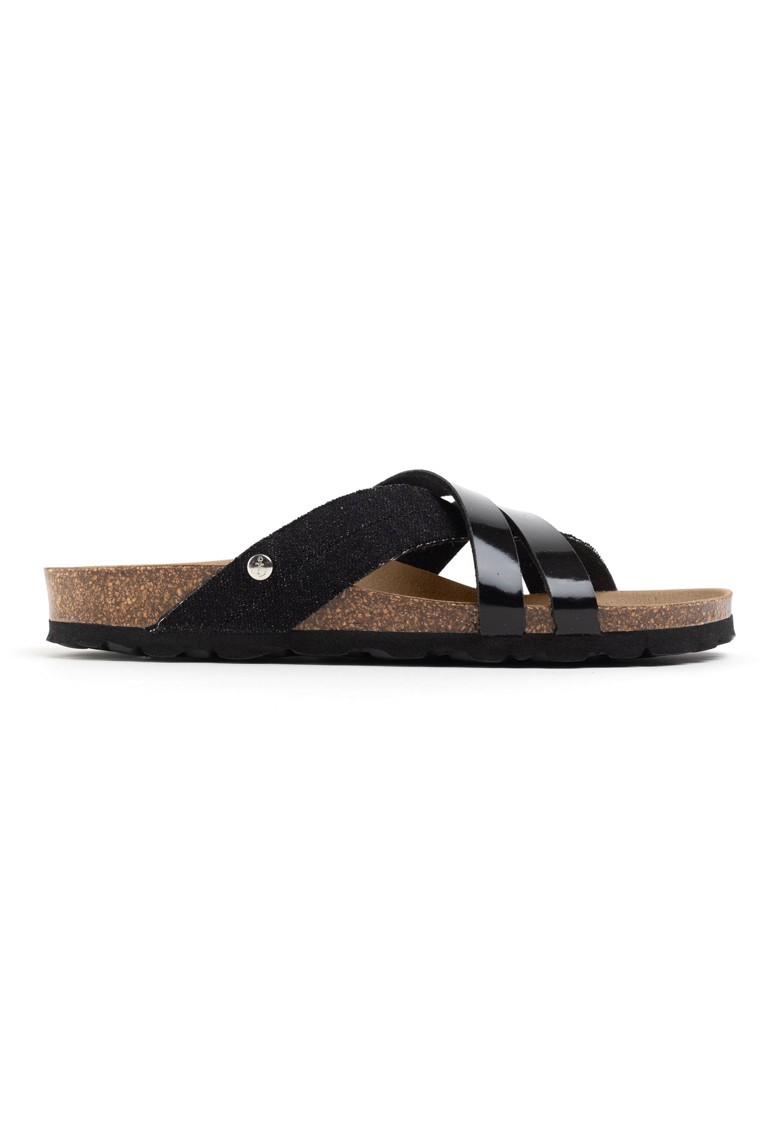 Sandales Martigues Noir Denim Multi-Brides