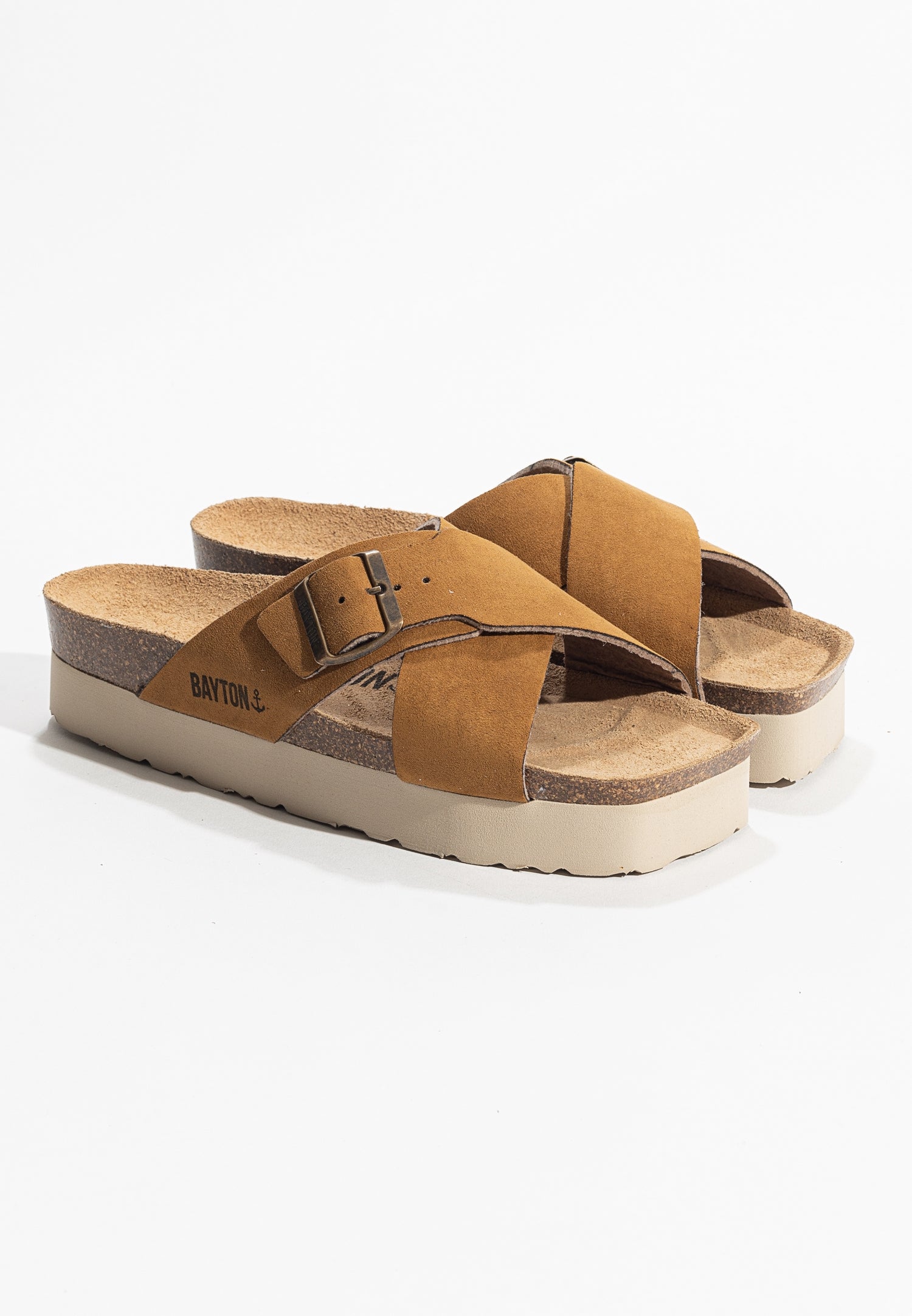 Ajax Camel Platform Sandals