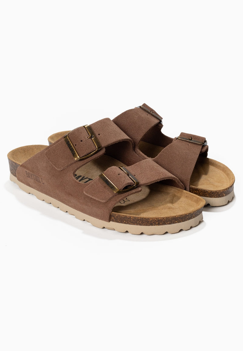 Sandalias Atlas beige oscuro