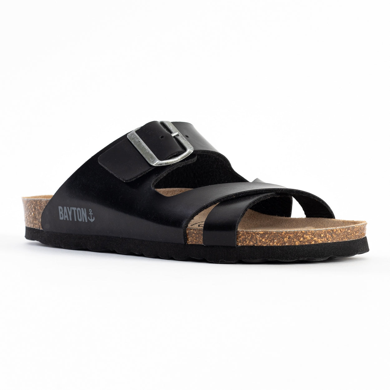 Tenerife Black Multi-Strap Sandals