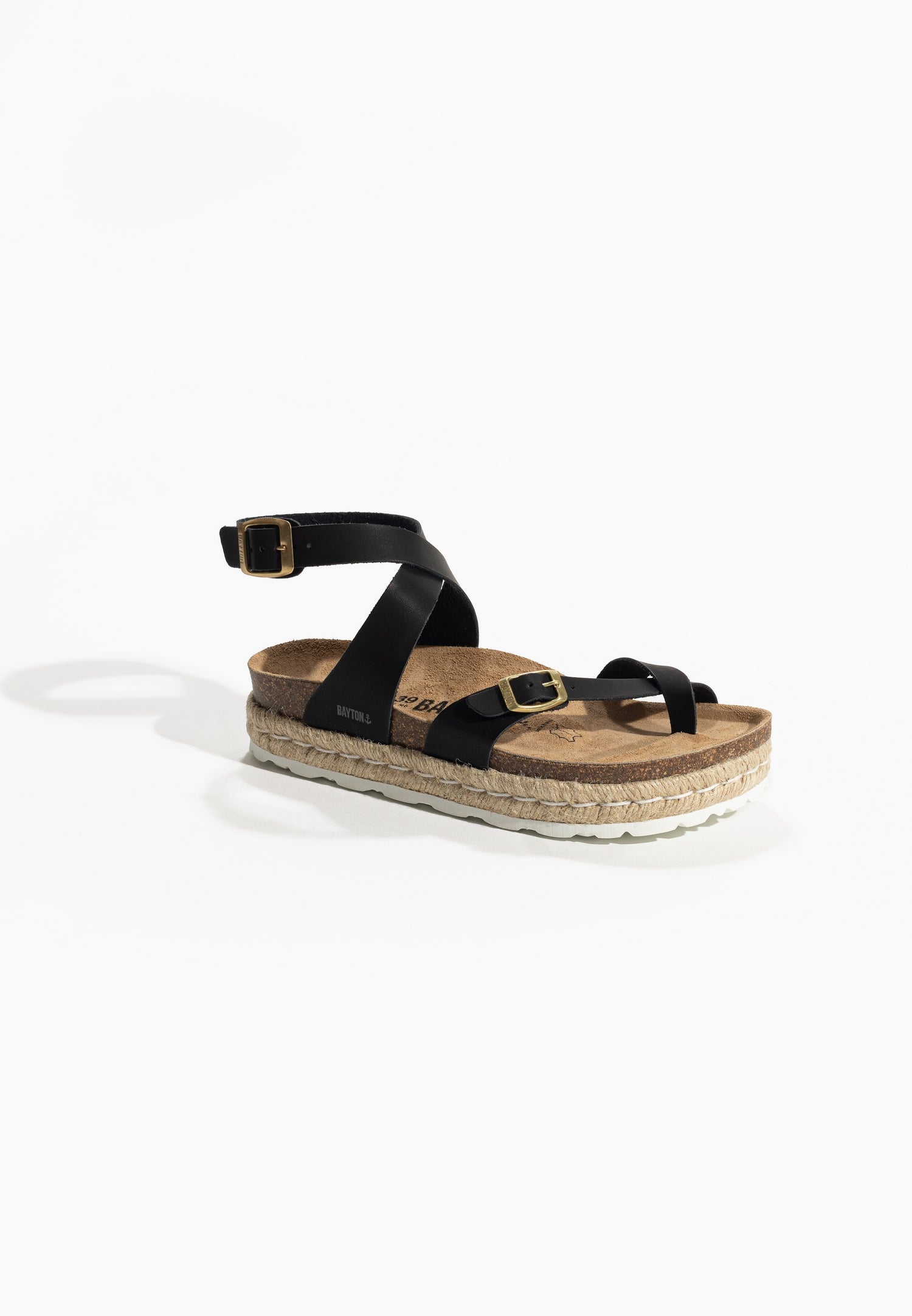 Den Black Platform Sandals