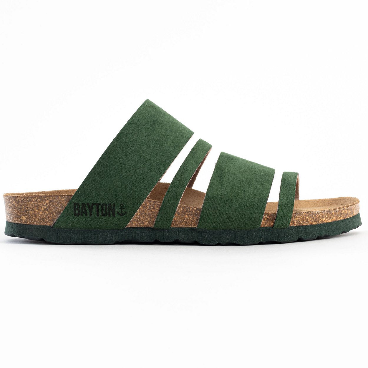 Leiria Green Multi-Strap Sandals