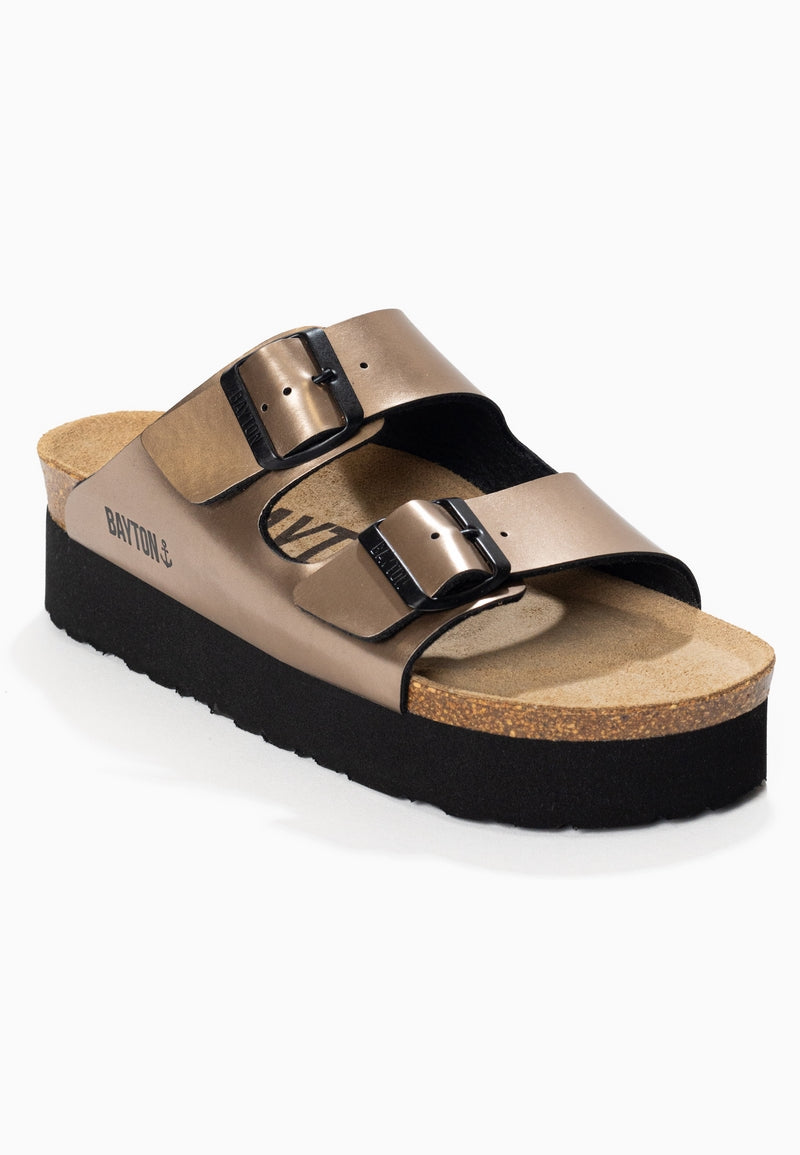 Japet Bronze Platform Sandals