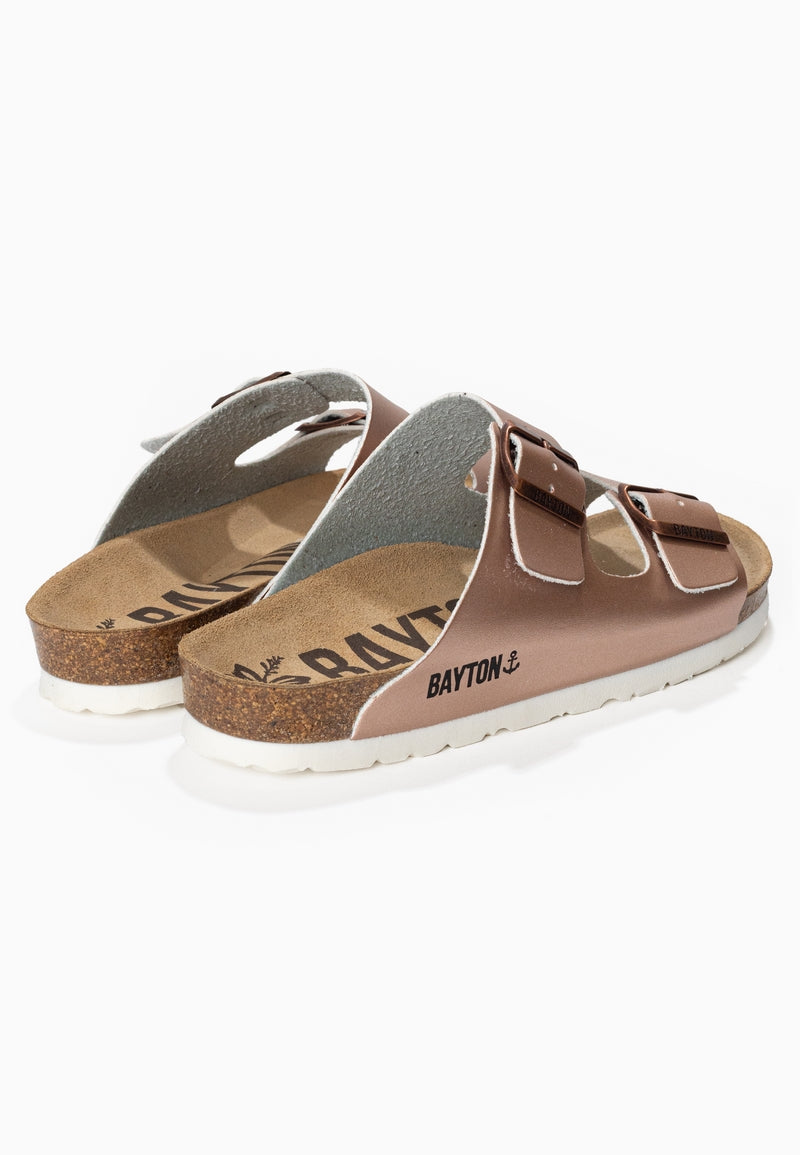 Sandales 2 Brides Atlas Rose Gold