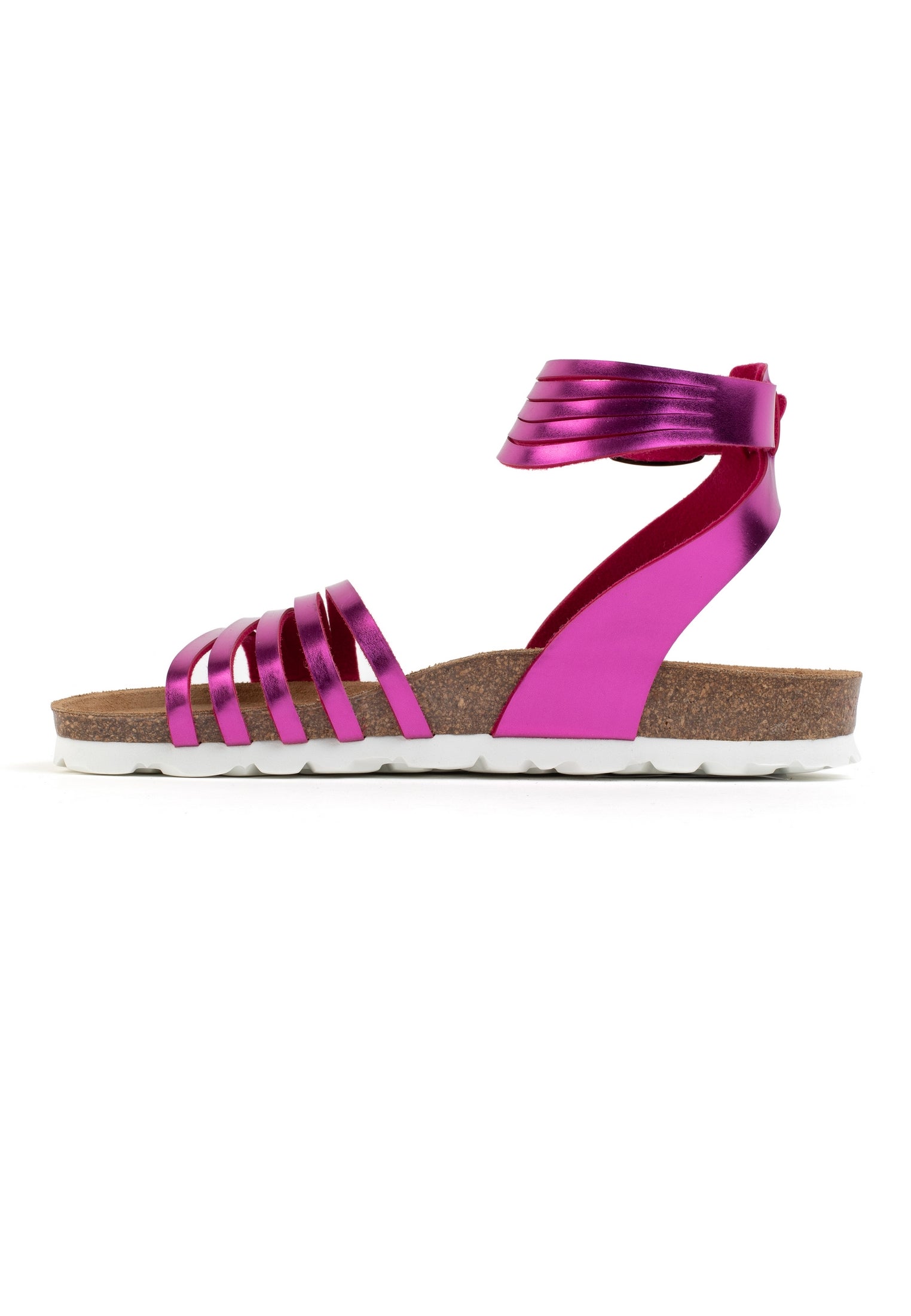 Gipsy Fuschia Multi-Strap Sandals