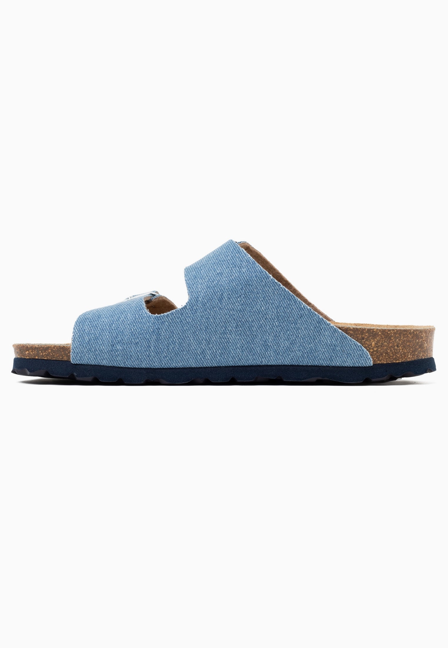 Sandales 2 Brides Atlas Bleu Clair Denim