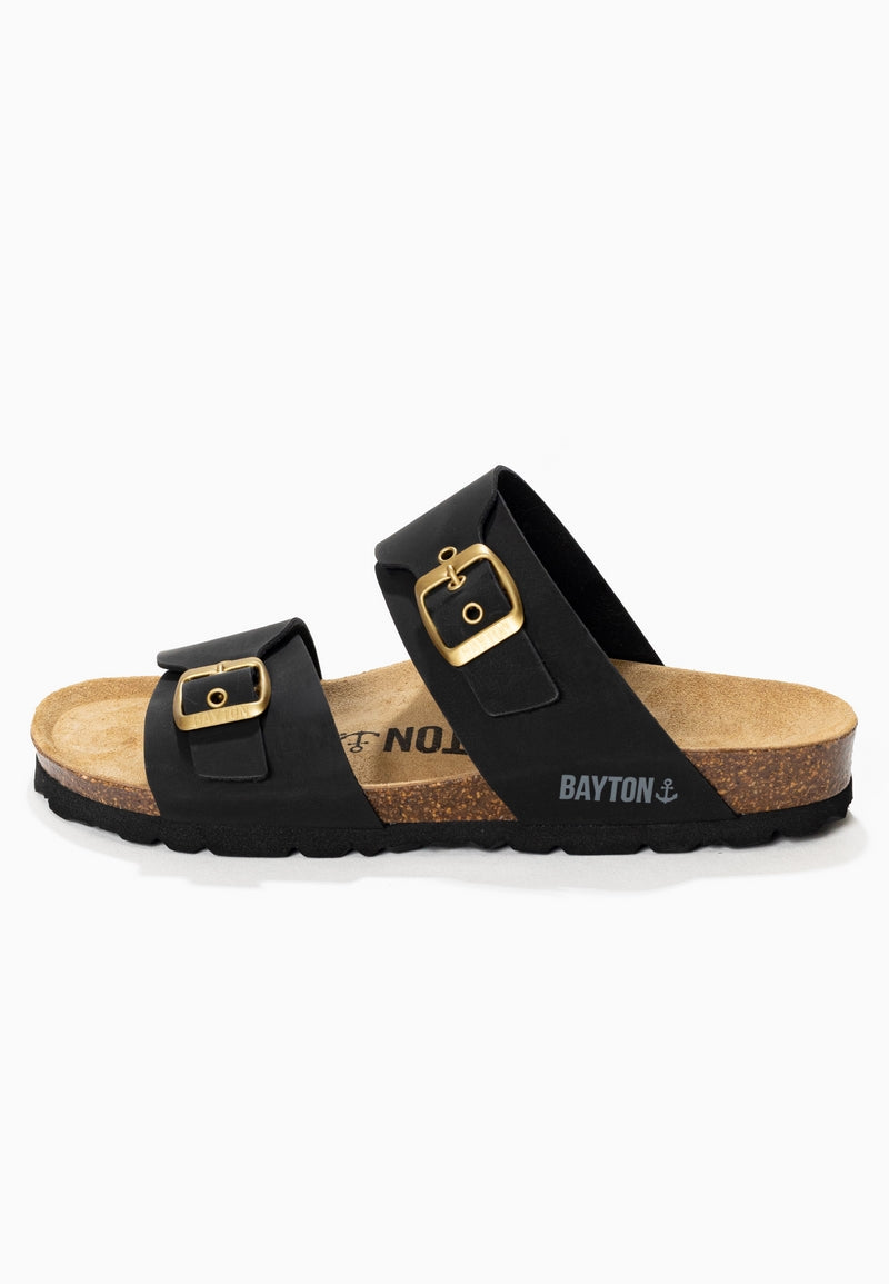 Shiba Black 2 Strap Sandals