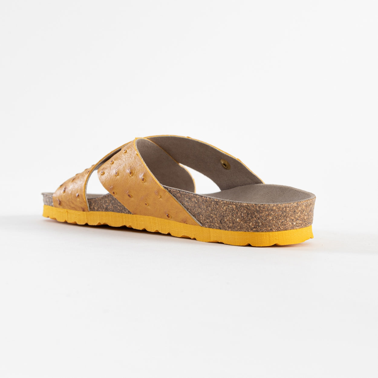 Elche Orange 2 Strap Sandals