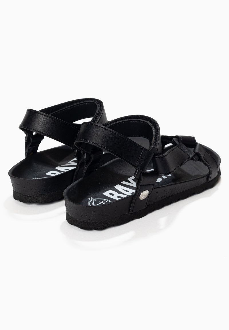 Sandales Rigoni Noir Multi-Brides