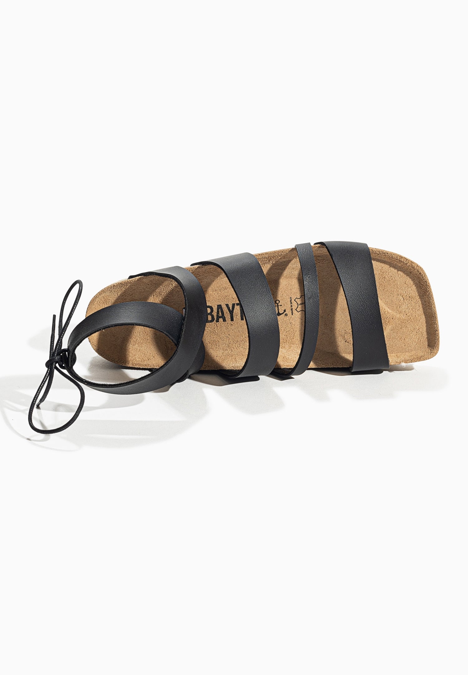 Braltar Black Multi-Strap Sandals