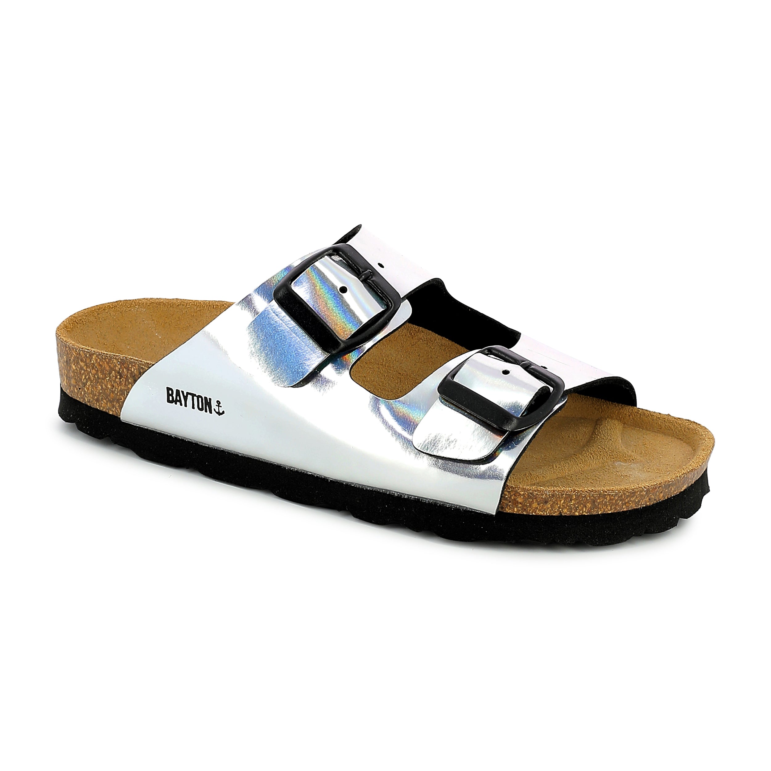 Atlas 2 Straps Silver Sandals