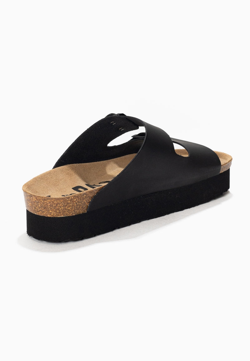 Black Japet Platform Sandals